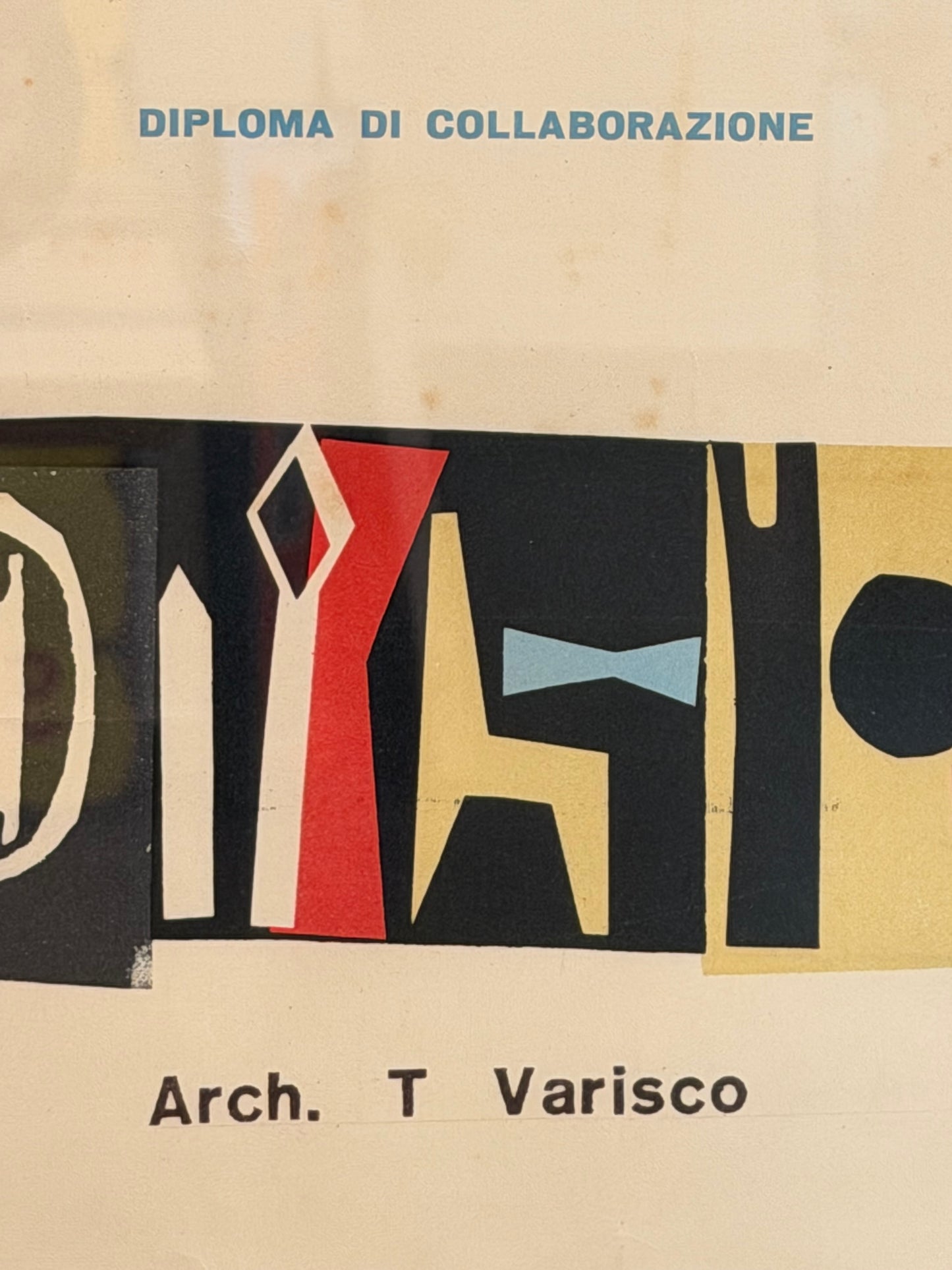 Manifesto pubblicitario originale - Triennale di Milano