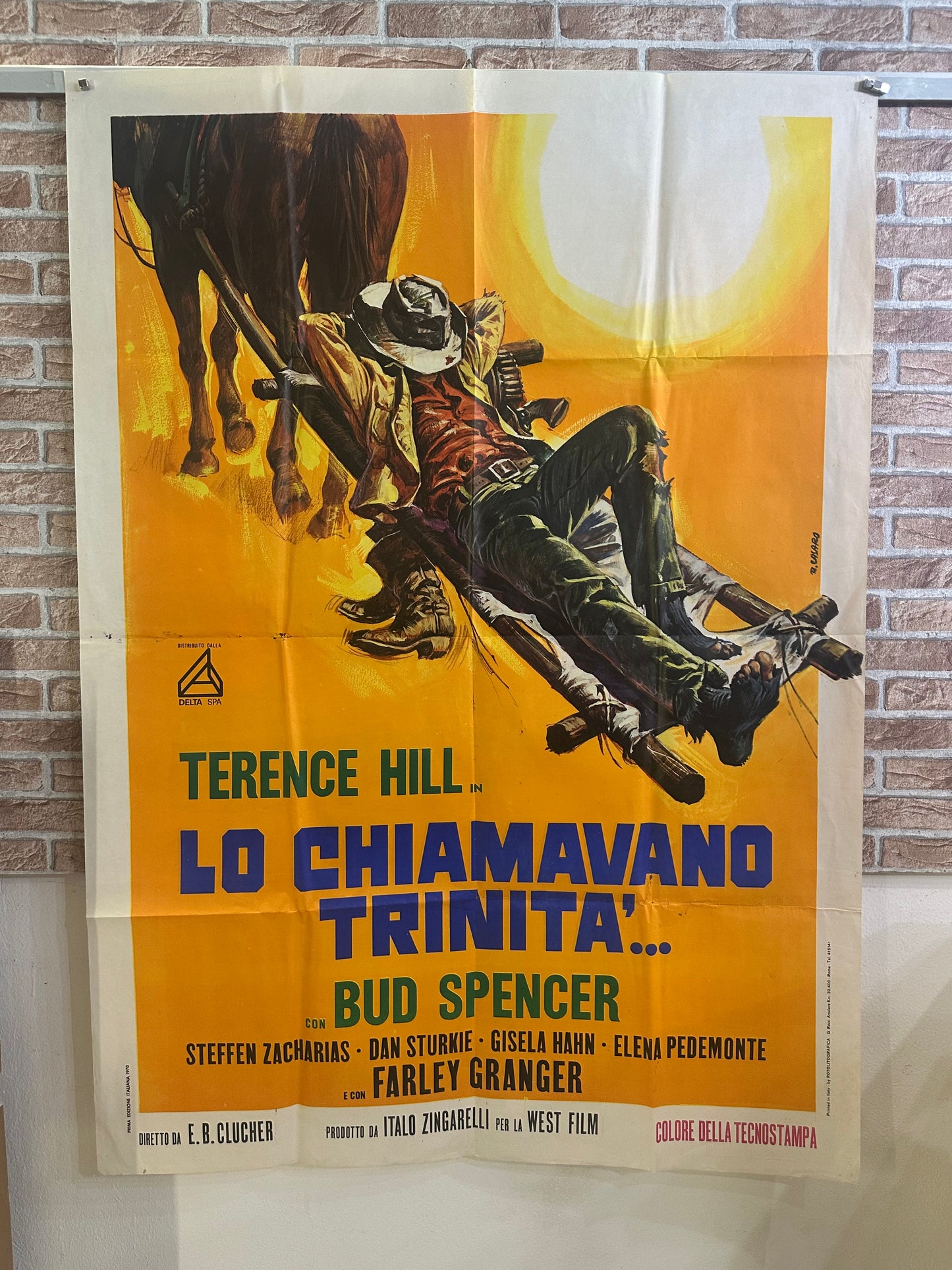 Manifesto originale di cinema - Lo chiamavano Trinità