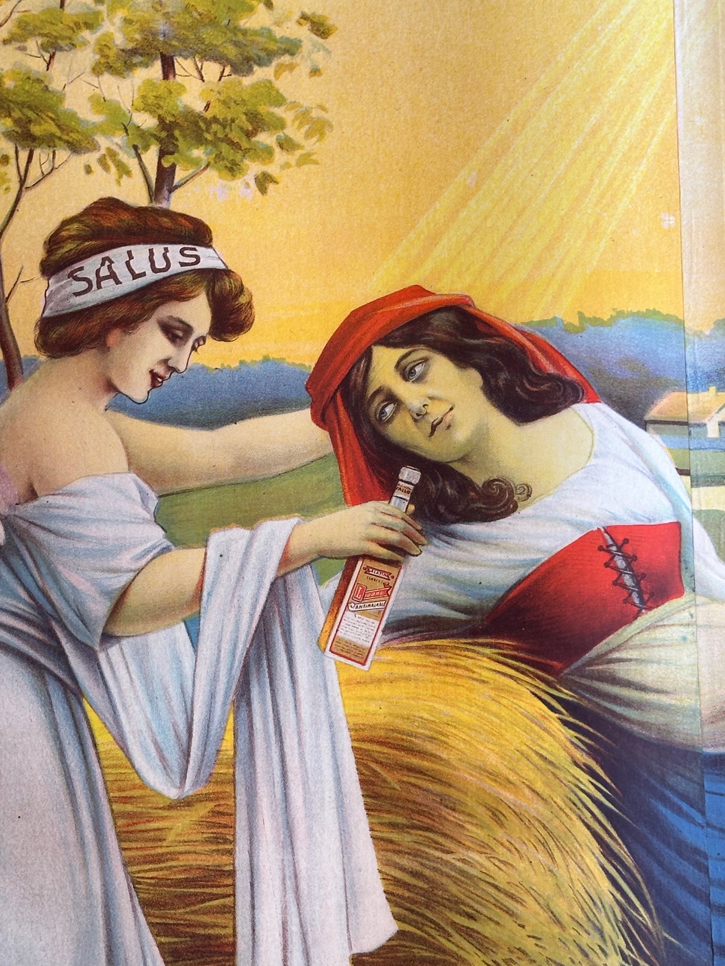 Manifesto pubblicitario originale - Antimalarico