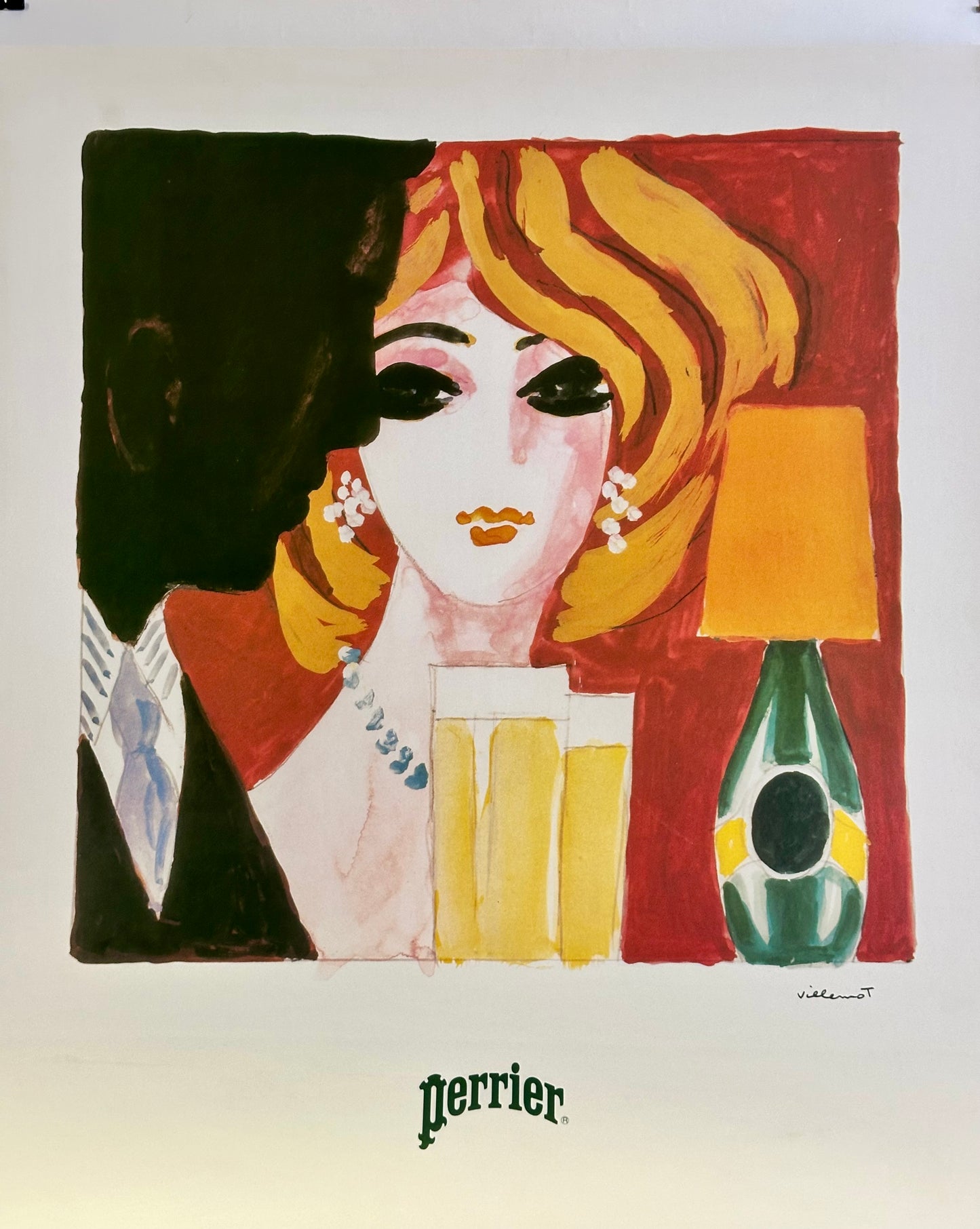Manifesto pubblicitario originale - Perrier