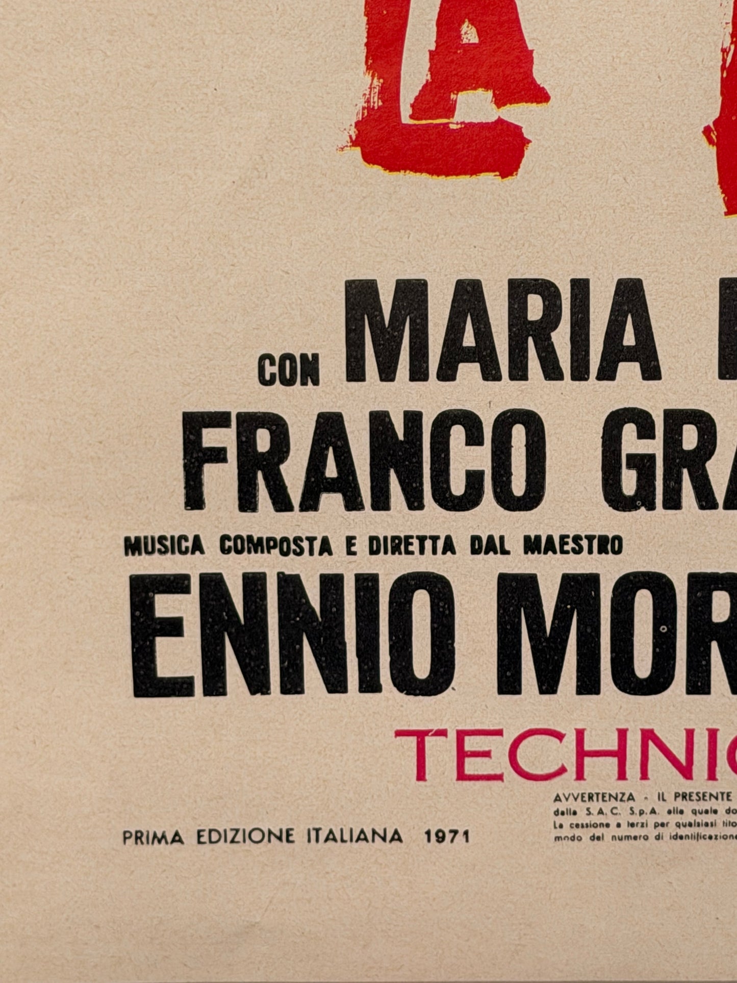 Locandina di cinema - Giù la testa