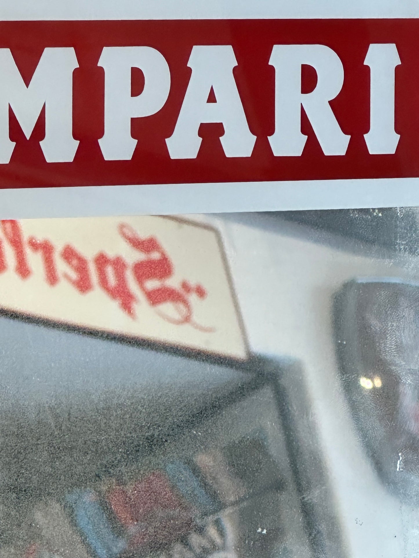 Specchio pubblicitario originale - Campari