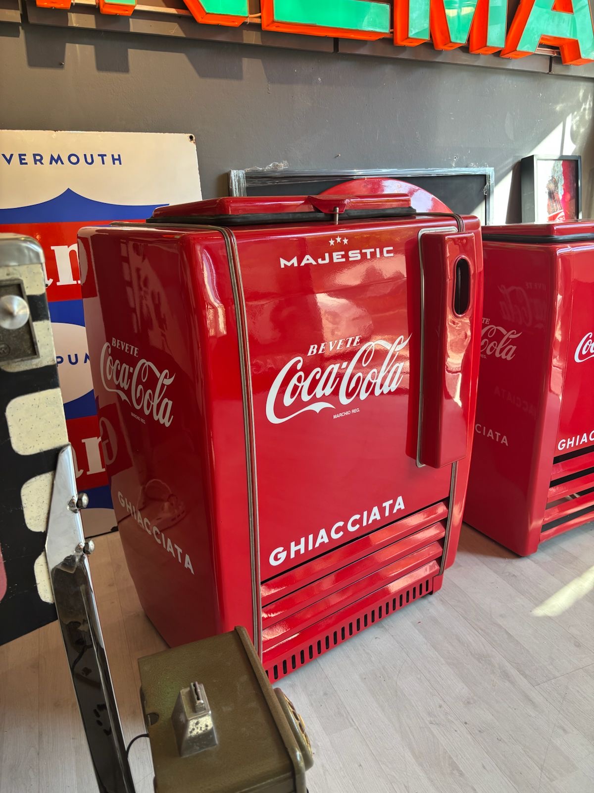 Pozzetto ghiacciaia Coca Cola anni 50 Majestic