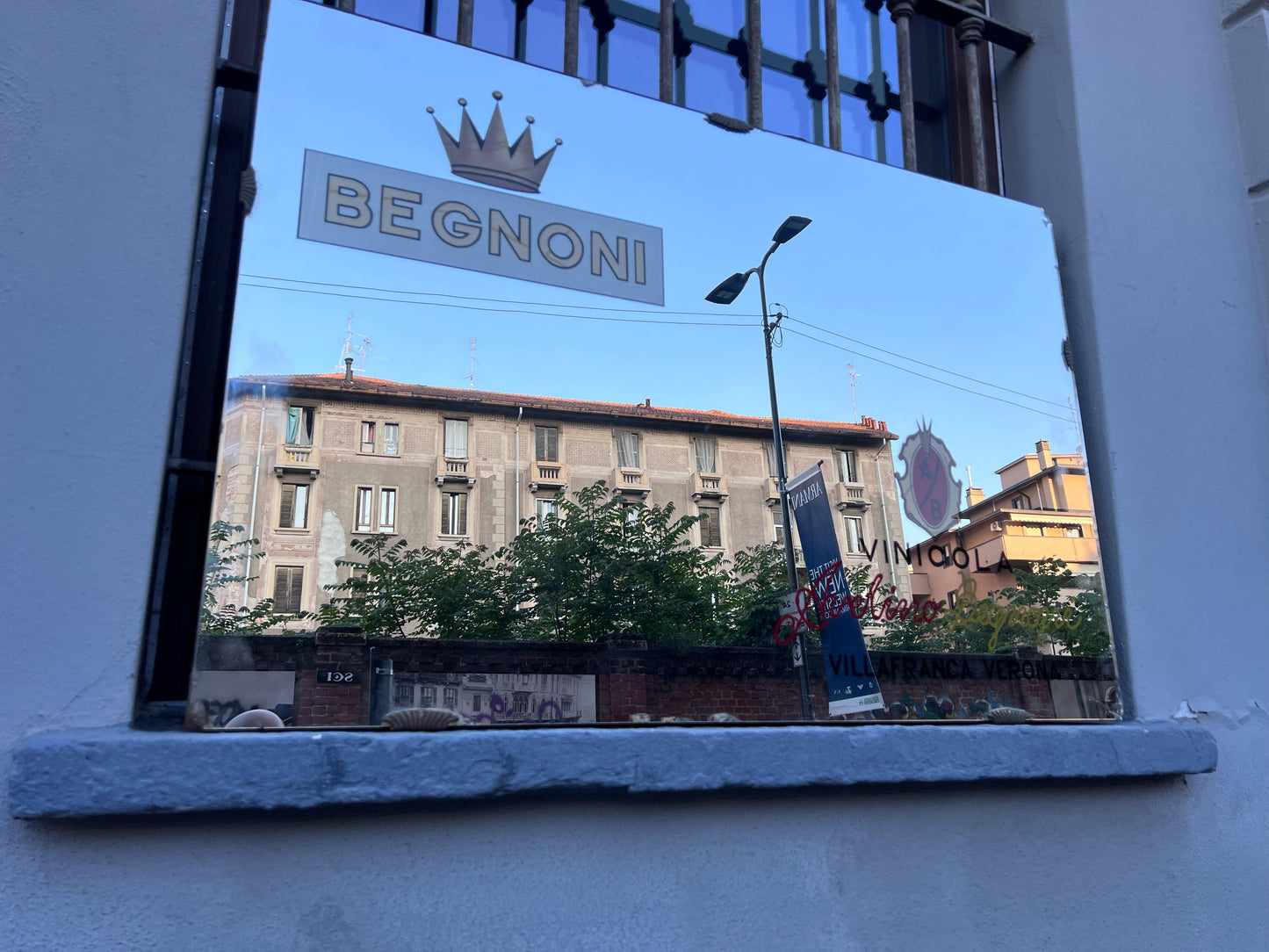 Specchio pubblicitario originale - Begnoni