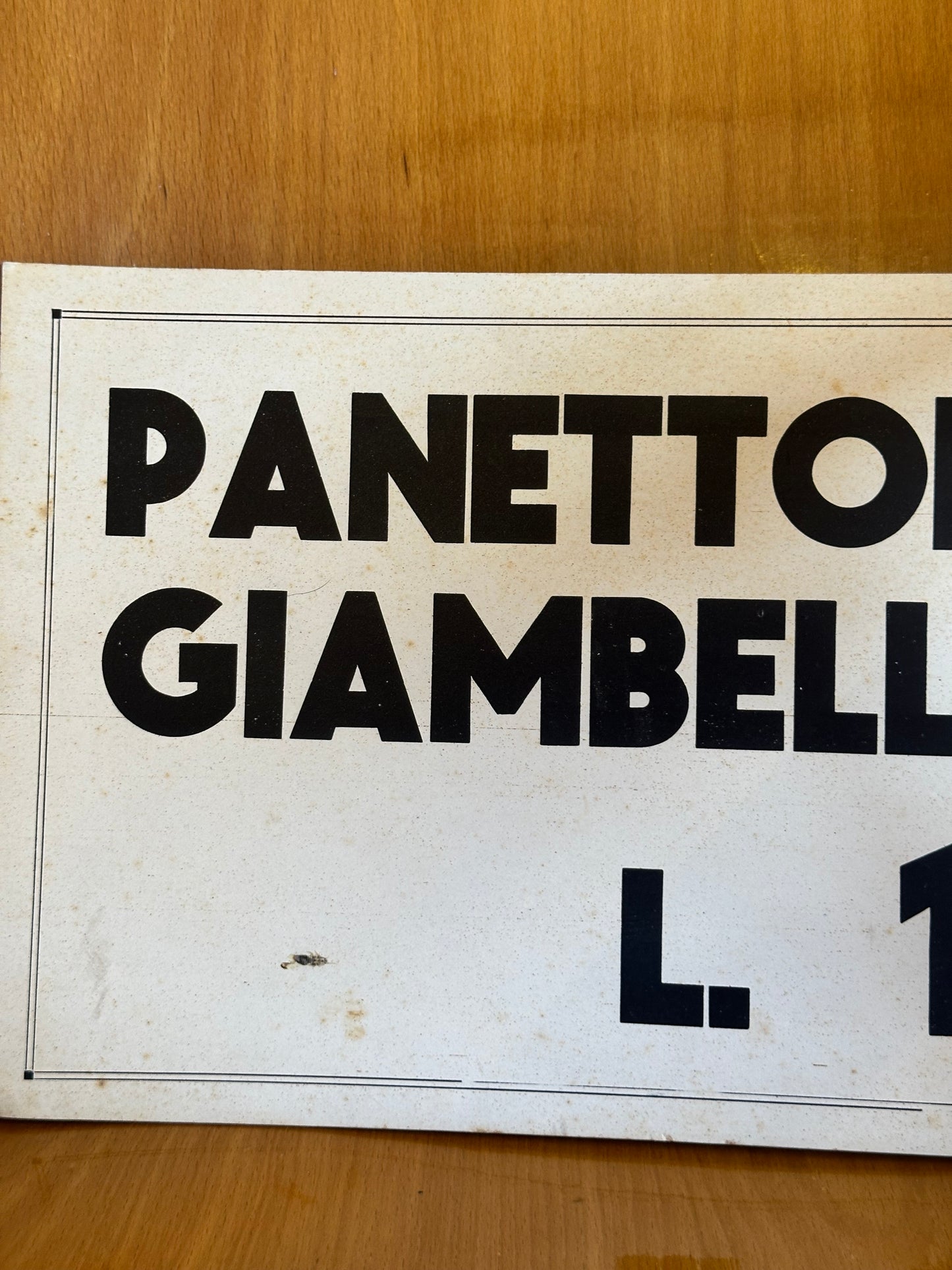 Cartonato pubblicitario - Panettone