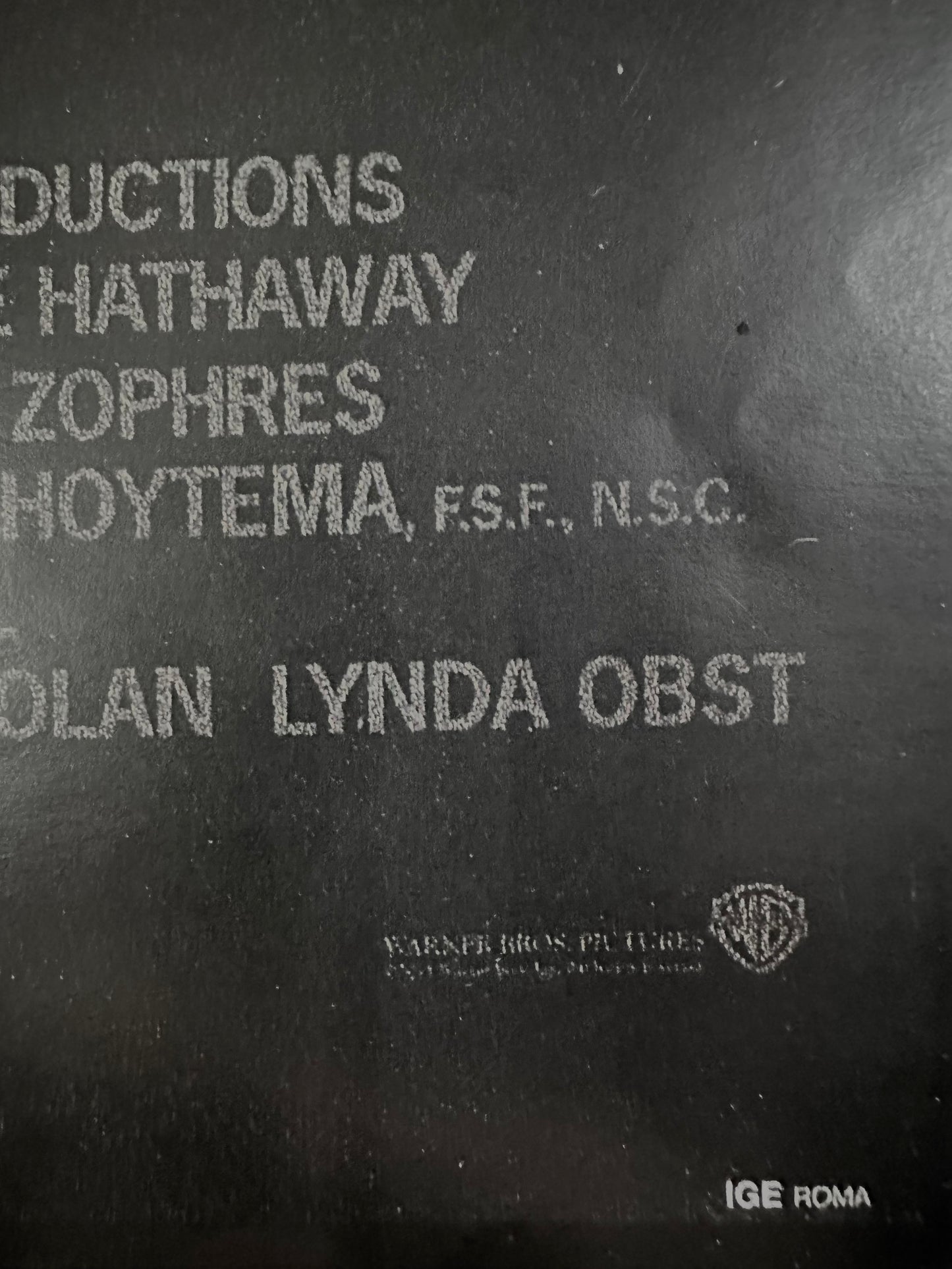 Locandina di cinema - Interstellar