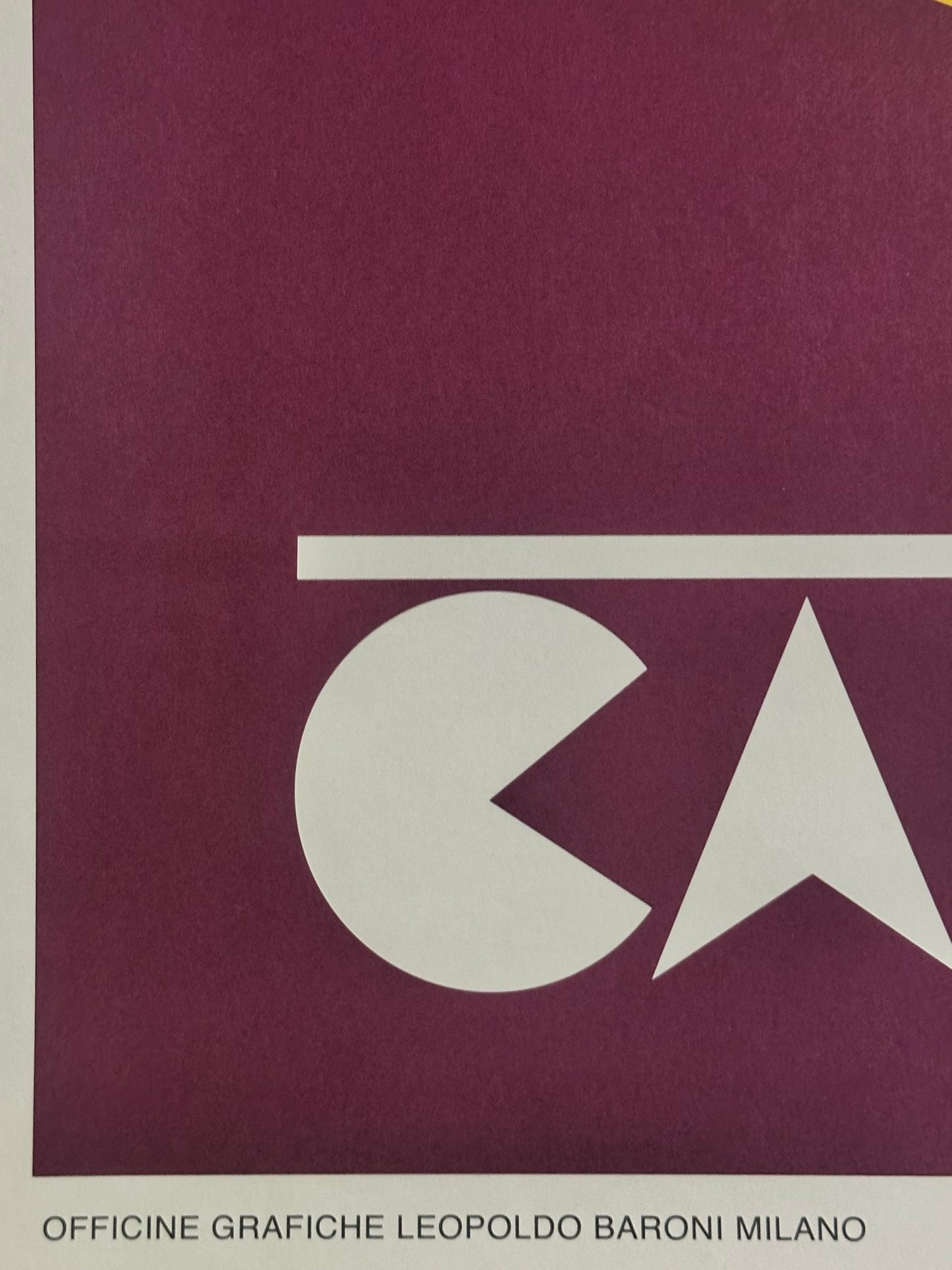 Manifesto pubblicitario originale - Campari Depero