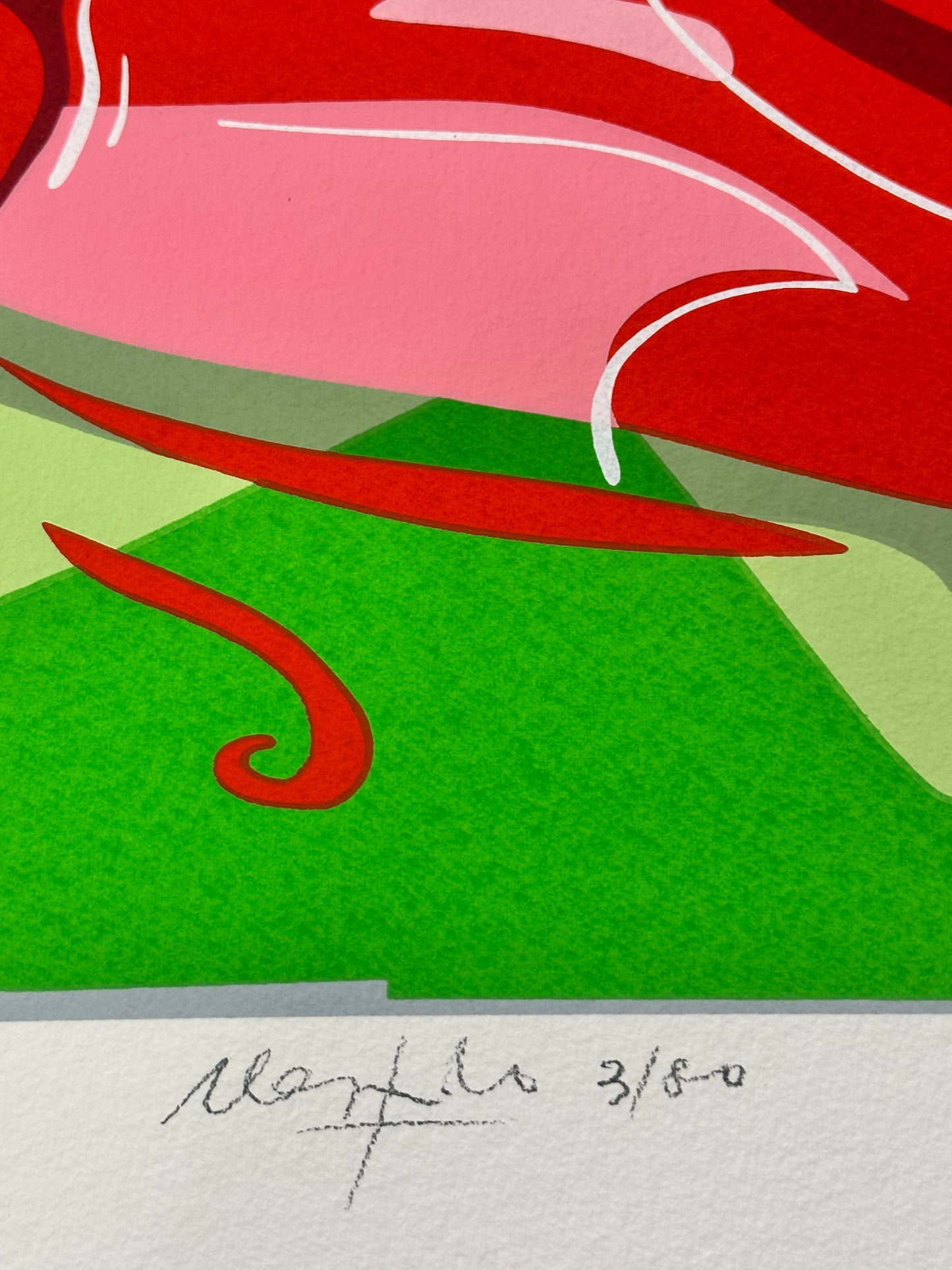Litografia originale - Campari Ugo Nespolo