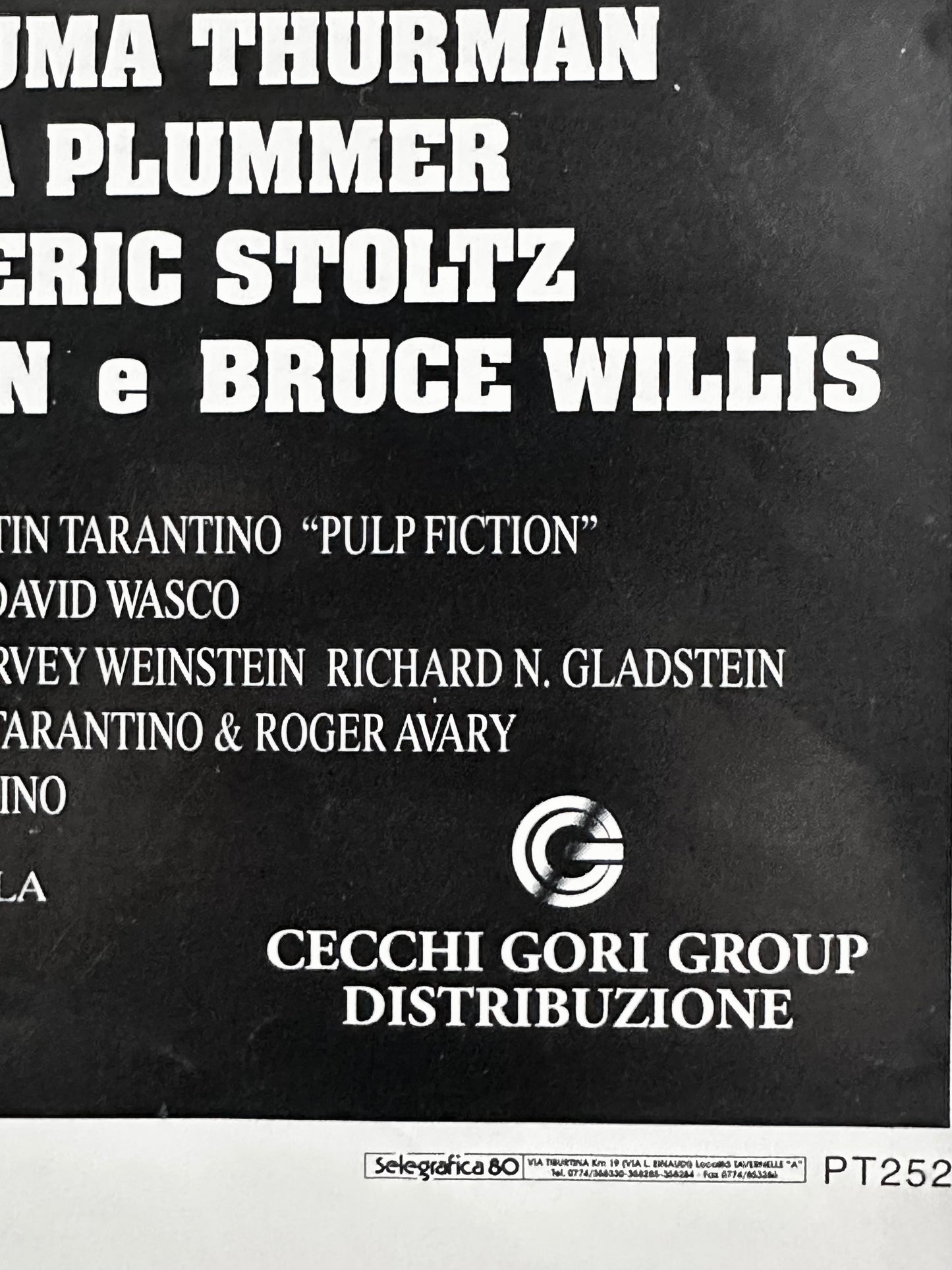 Locandina di cinema - Pulp Fiction