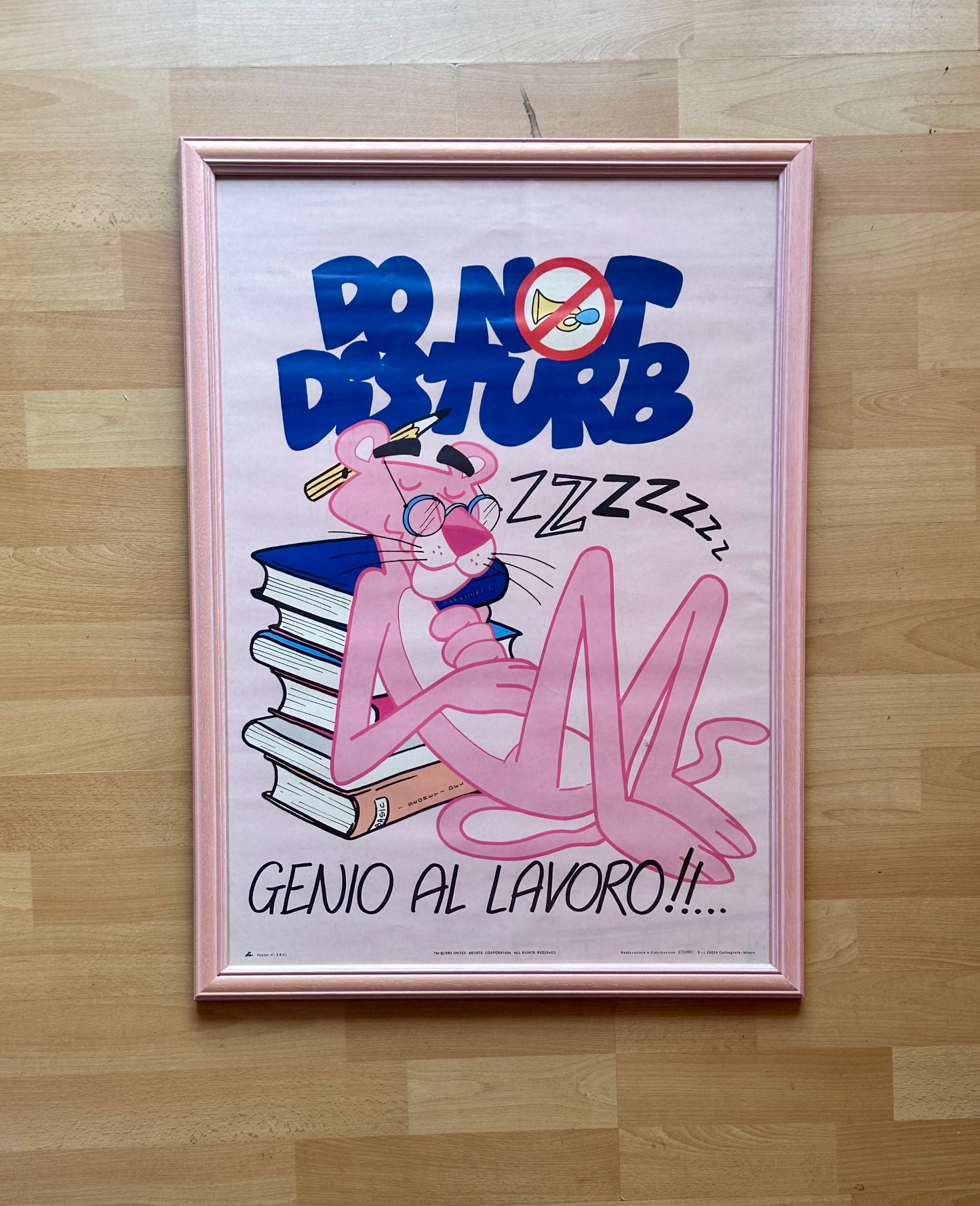Manifesto originale pubblicitario - Pantera Rosa