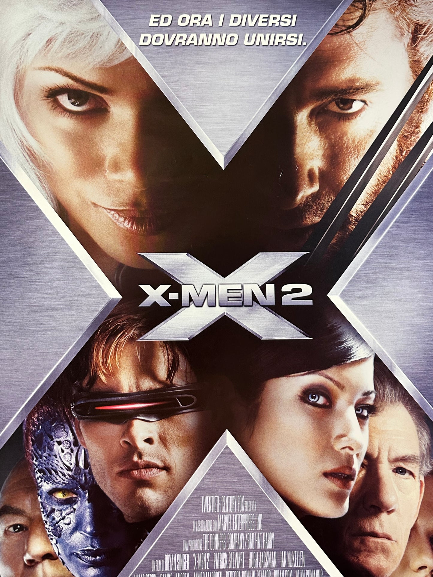 Locandina originale di cinema - X-Men 2