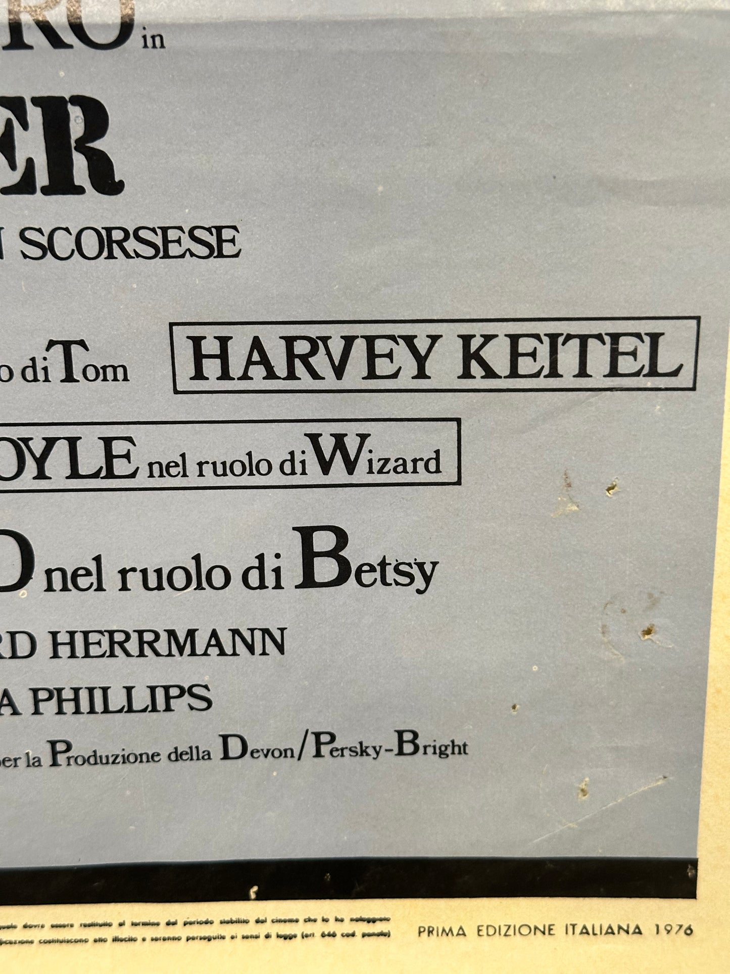 Locandina di cinema - Taxi Driver