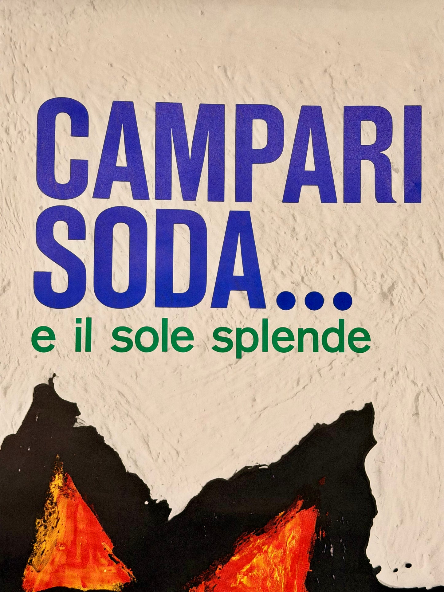 Manifesto originale pubblicitario - Campari Soda