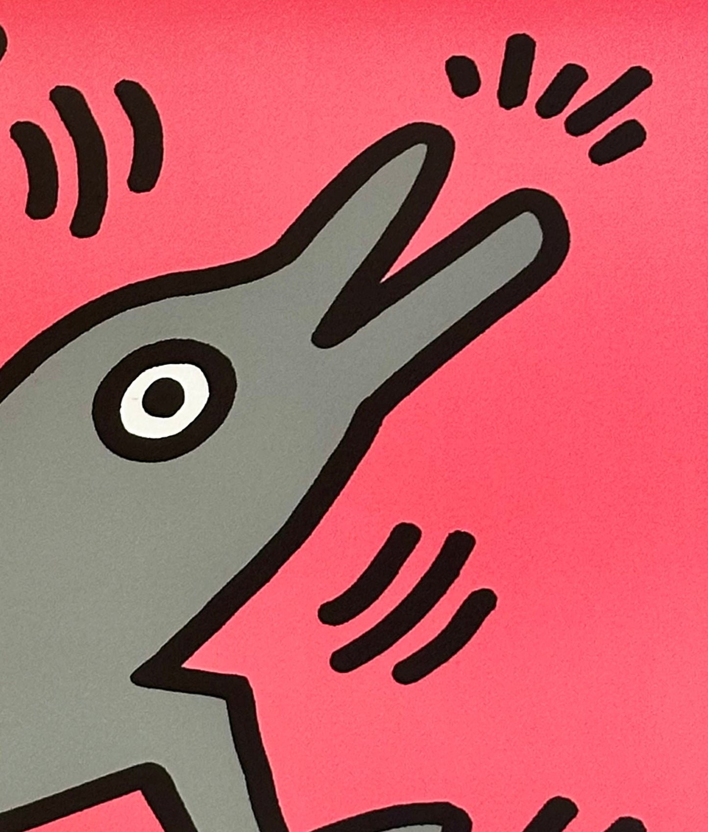 Manifesto pubblicitario decorativo - Keith Haring (after)