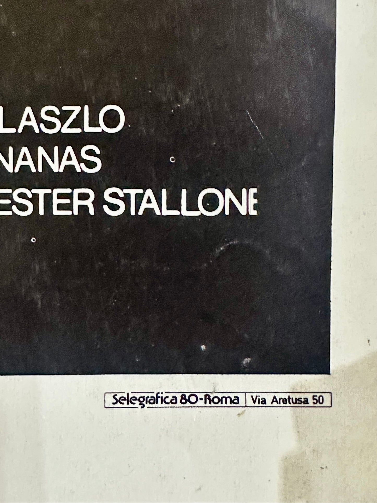 Locandina cinematografica- Rambo prima ed italiana