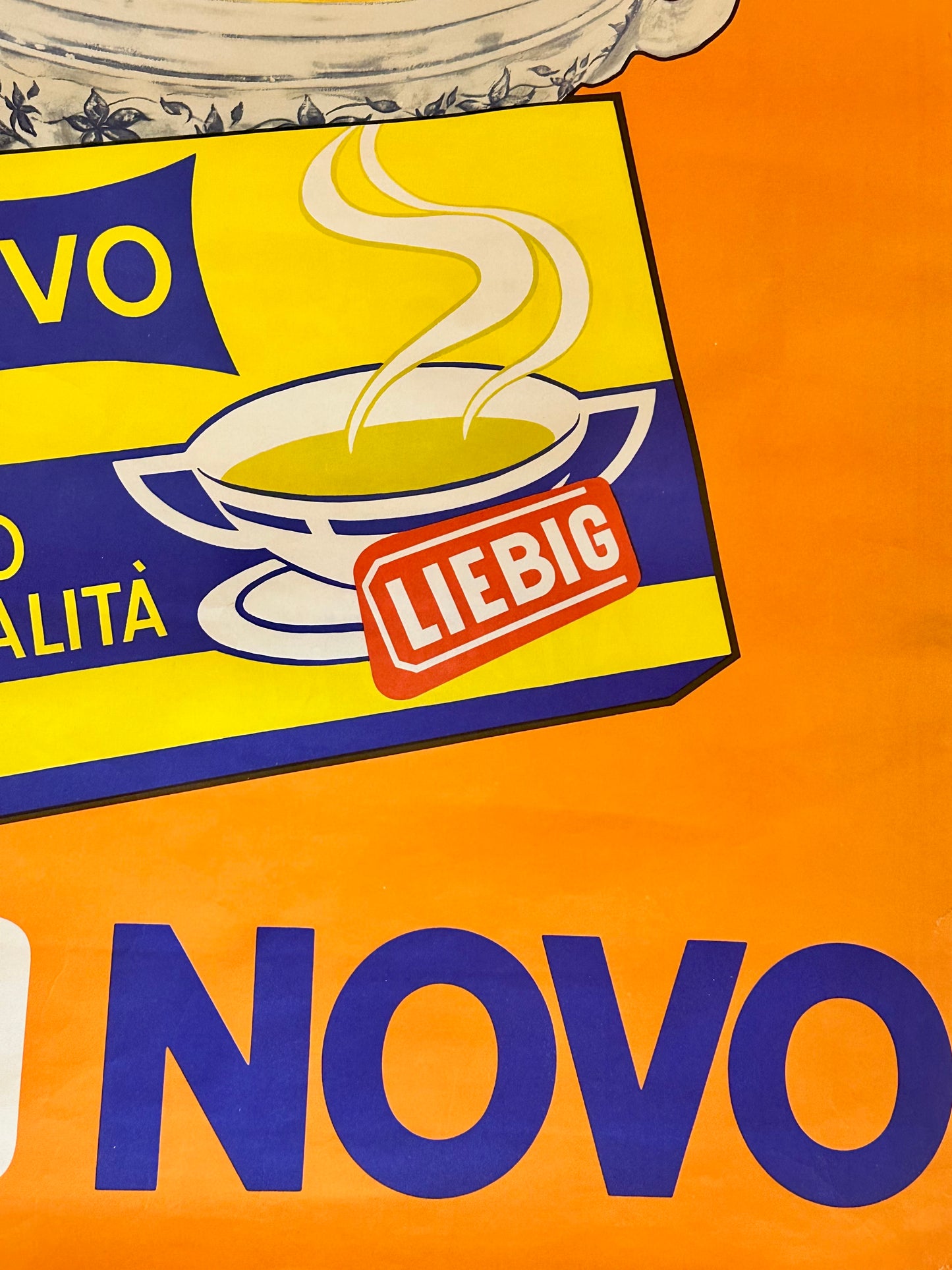 Manifesto pubblicitario originale - Brodo Novo