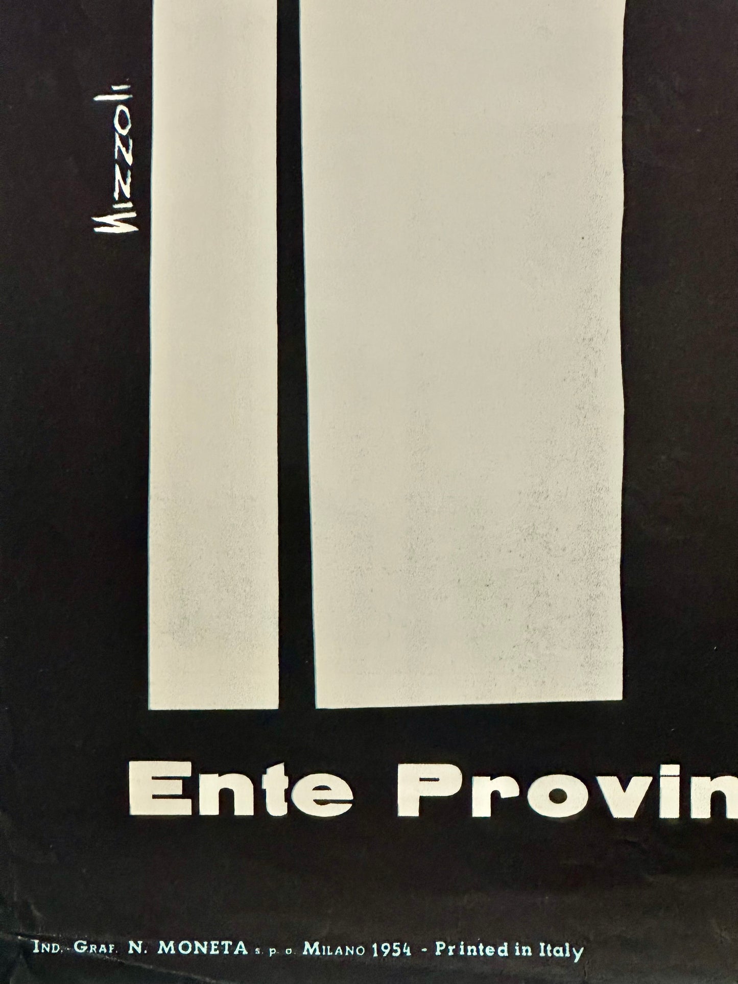 Manifesto pubblicitario originale - Milano ENIT