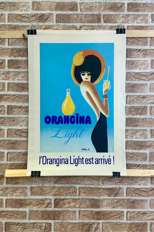 Manifesto pubblicitario originale- Orangina
