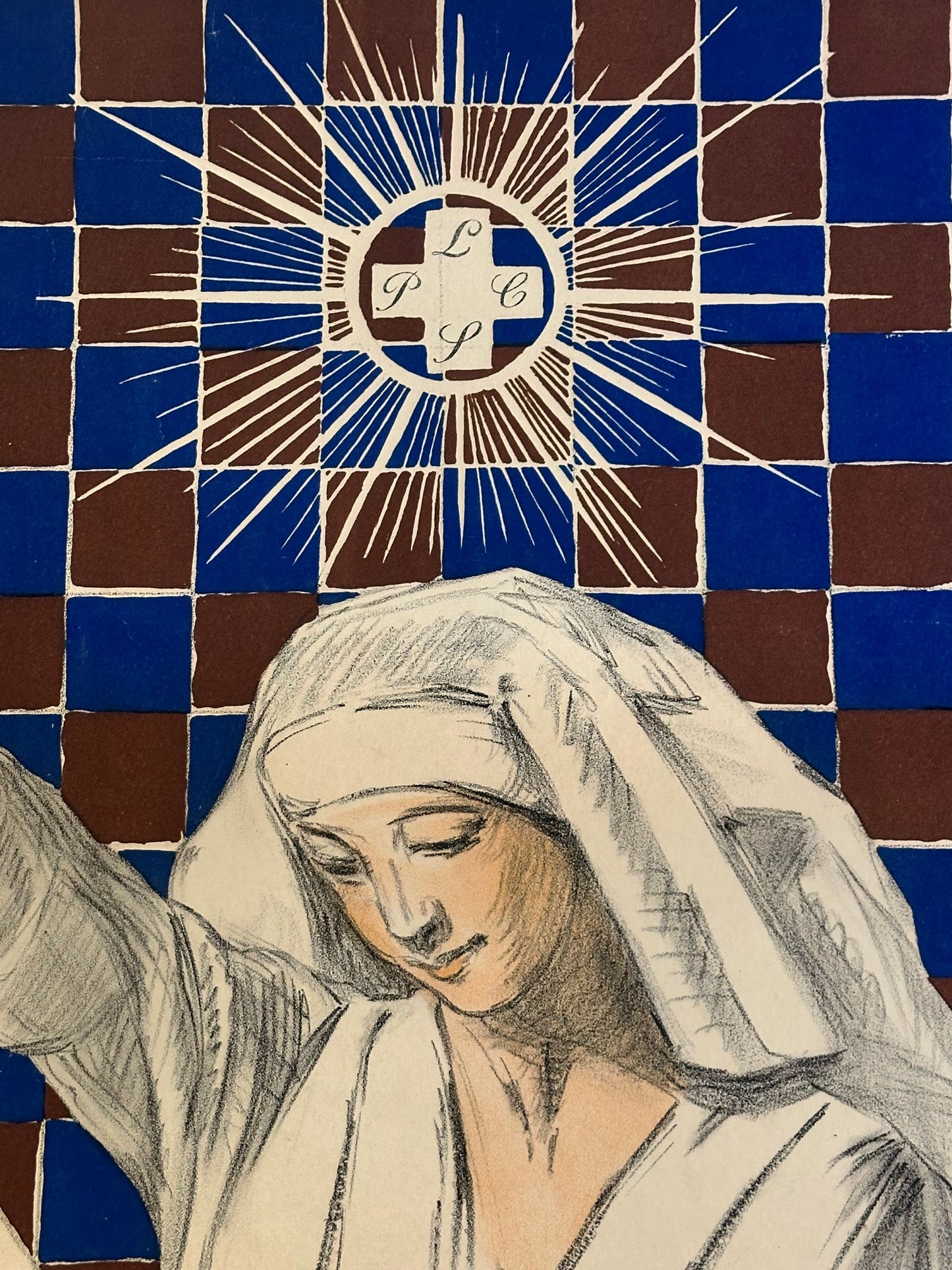 Manifesto pubblicitario originale - La Croix Soleil