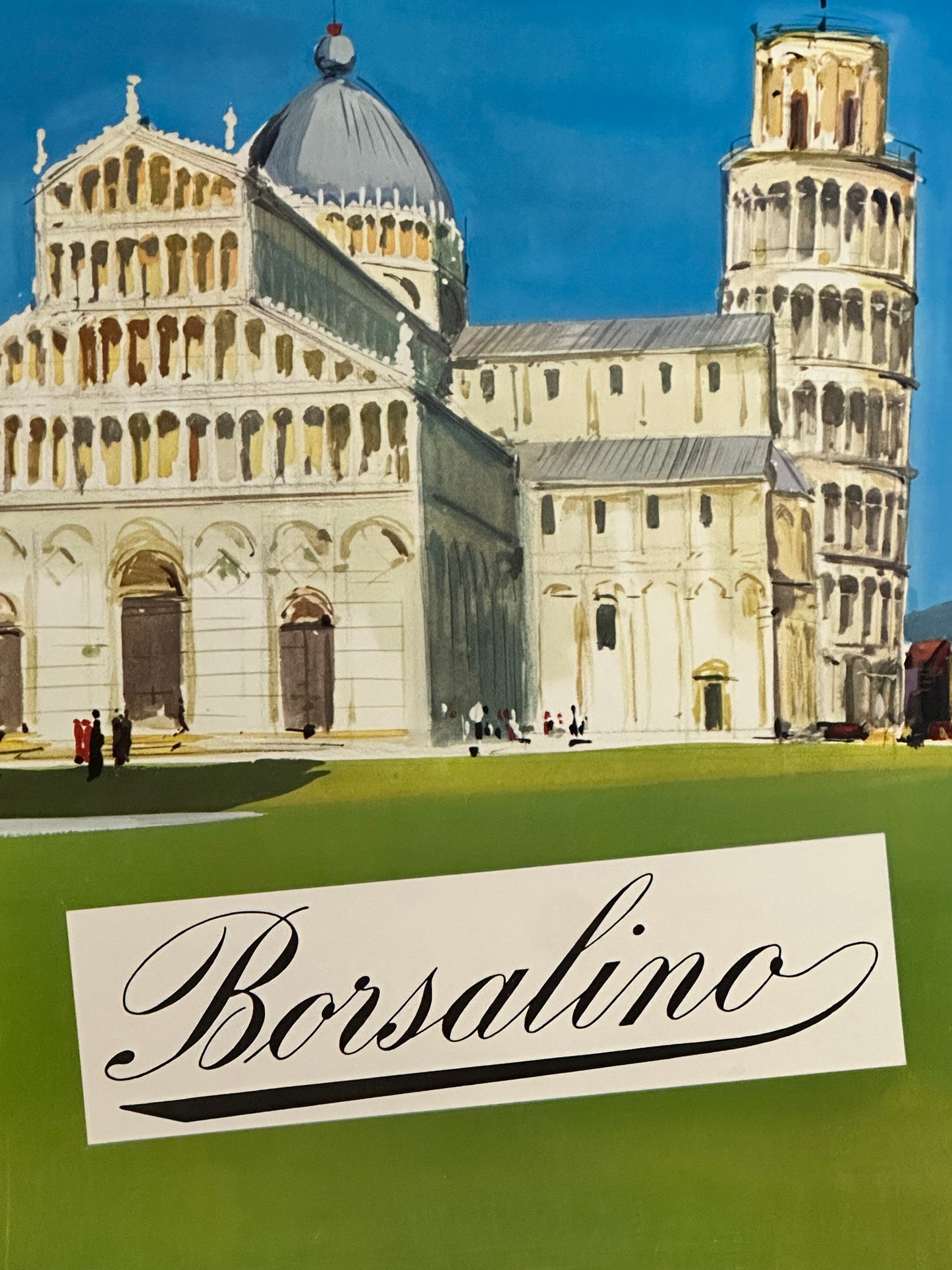 Manifesto pubblicitario originale - Borsalino Pisa
