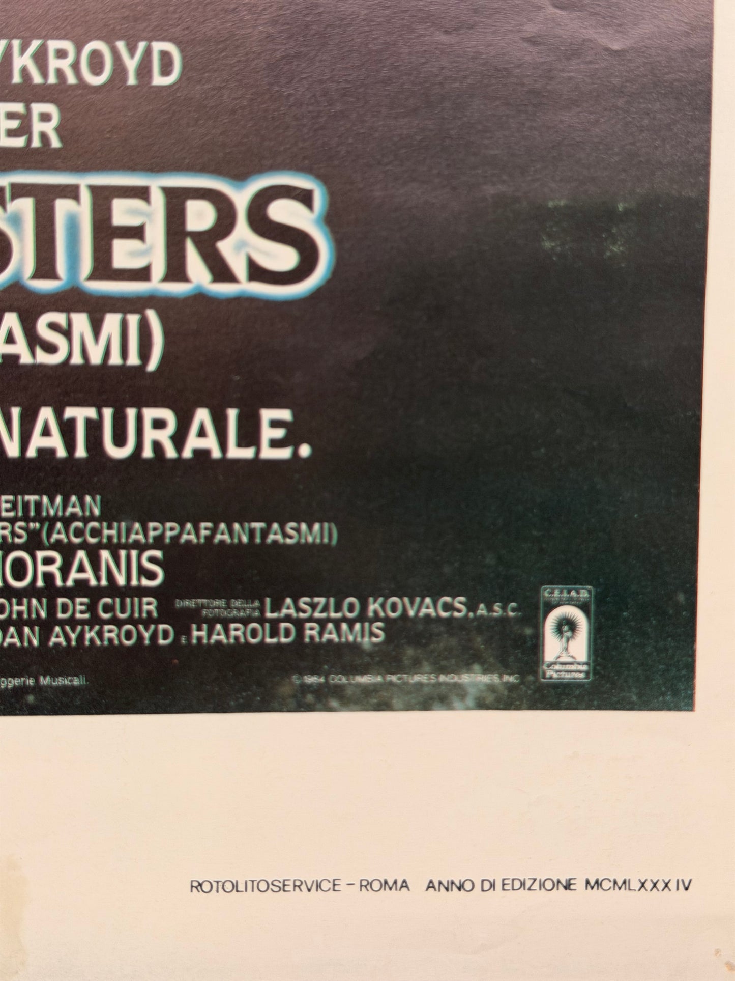 Locandina di cinema - Ghostbusters
