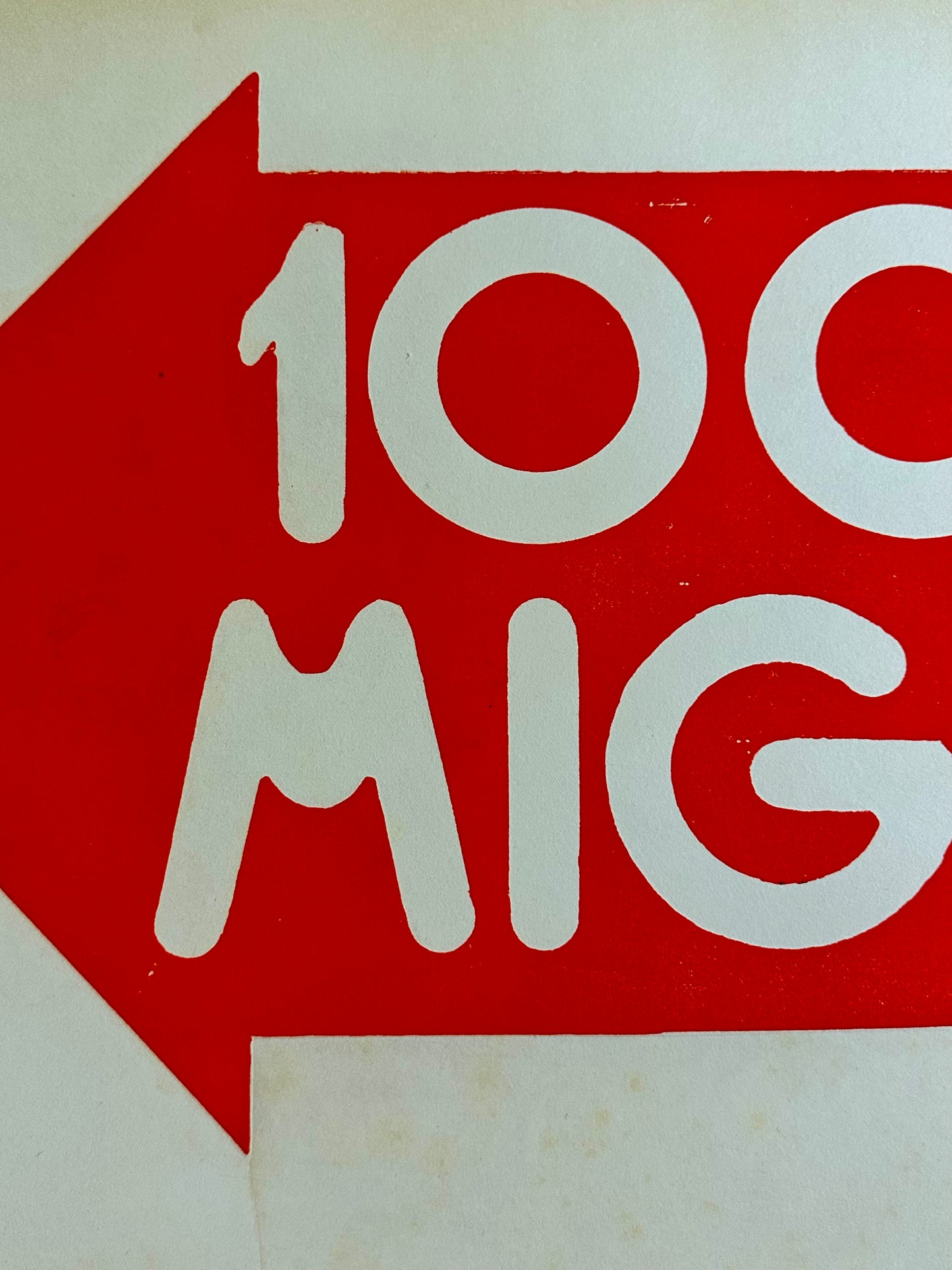 Manifesto pubblicitario originale - Mille miglia