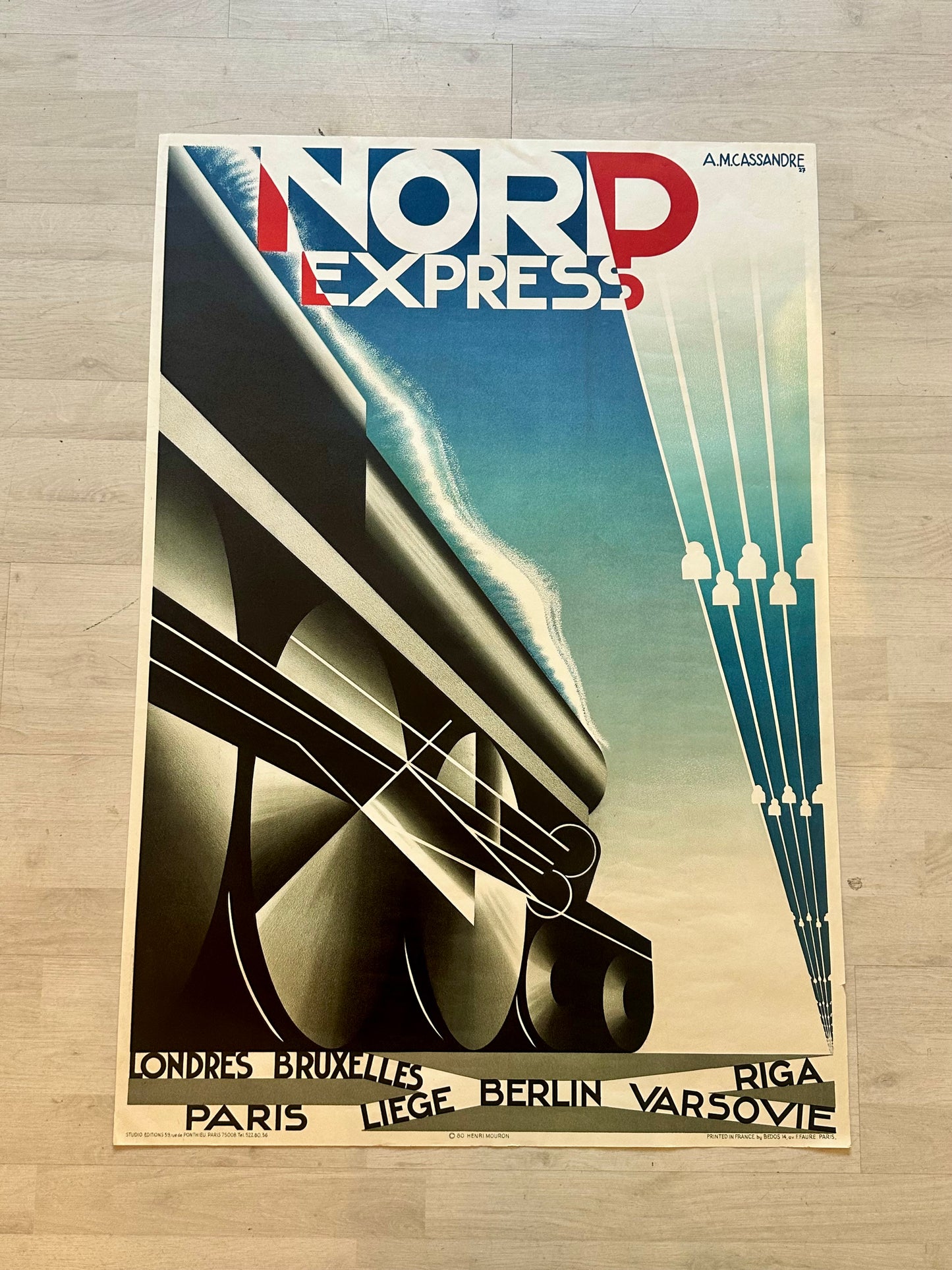 Manifesto pubblicitario originale - Nord Express