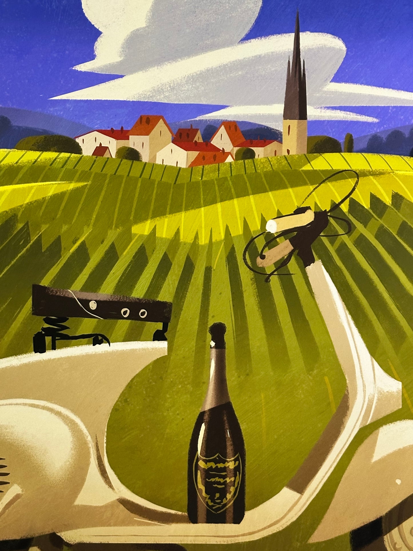 Manifesto pubblicitario - Champagne