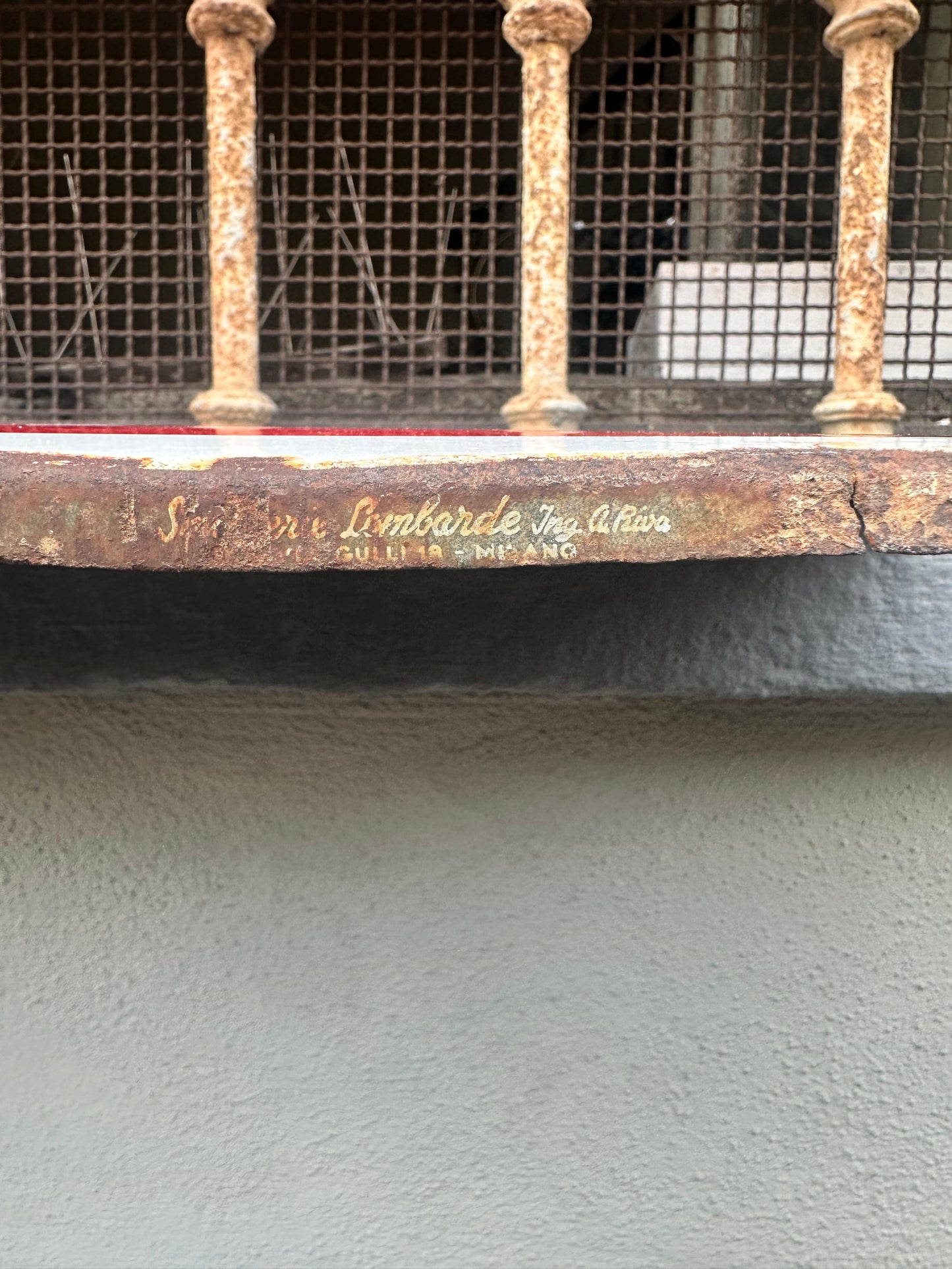 Insegna smaltata originale - Campari Soda