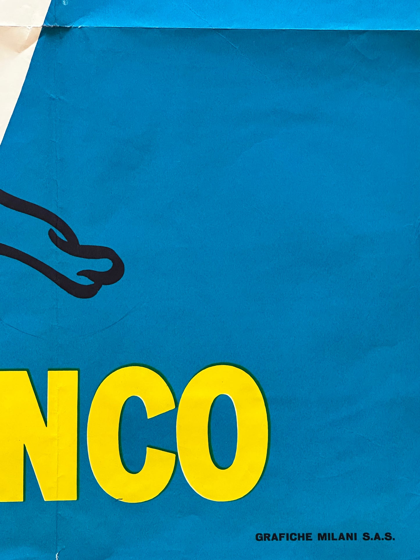 Manifesto pubblicitario originale - Omo