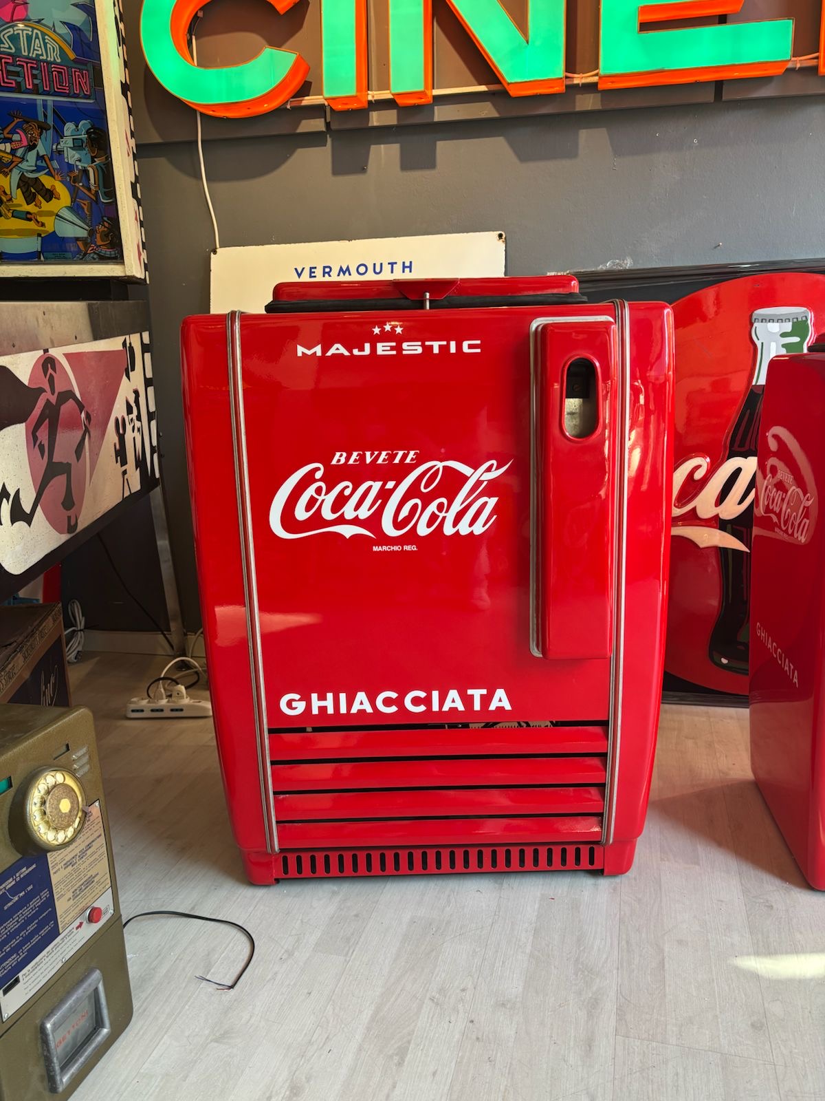 Pozzetto ghiacciaia Coca Cola anni 50 Majestic