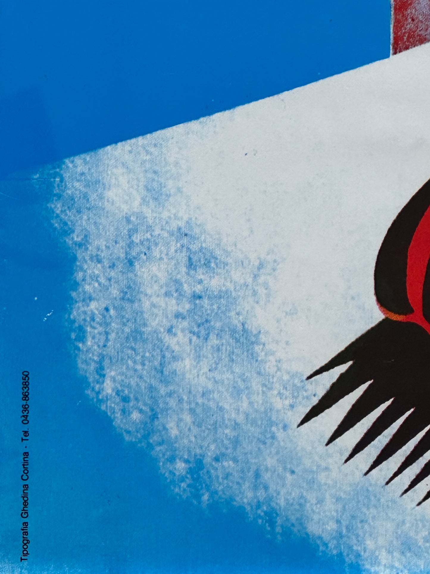 Manifesto pubblicitario originale - Trofeo Martini Dolomiti