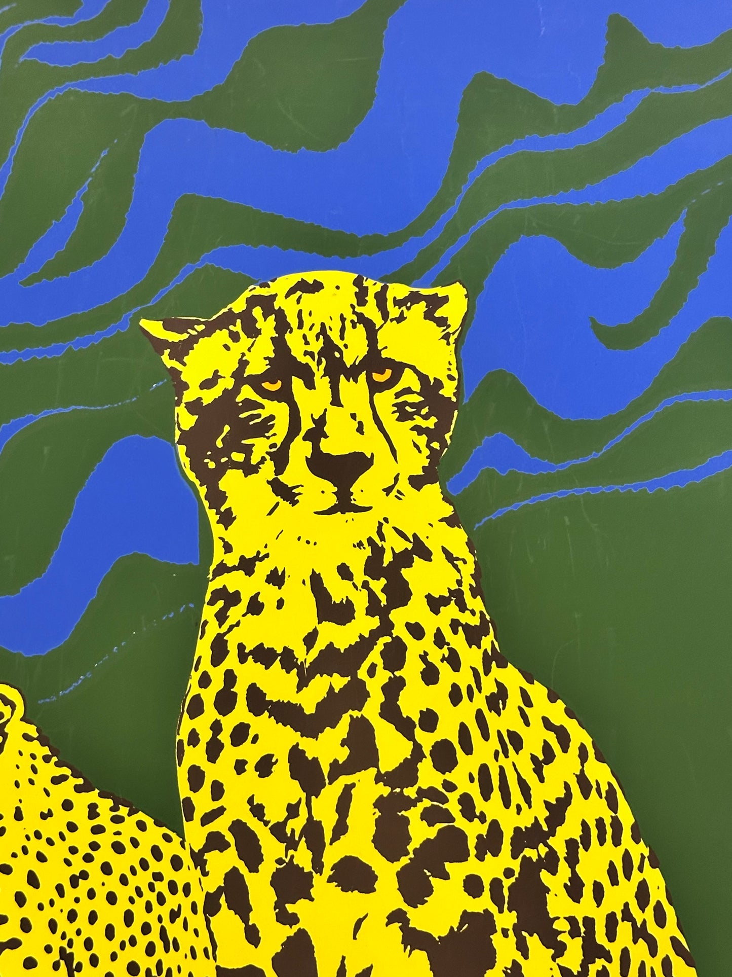 Manifesto pubblicitario originale - Ford leopardo