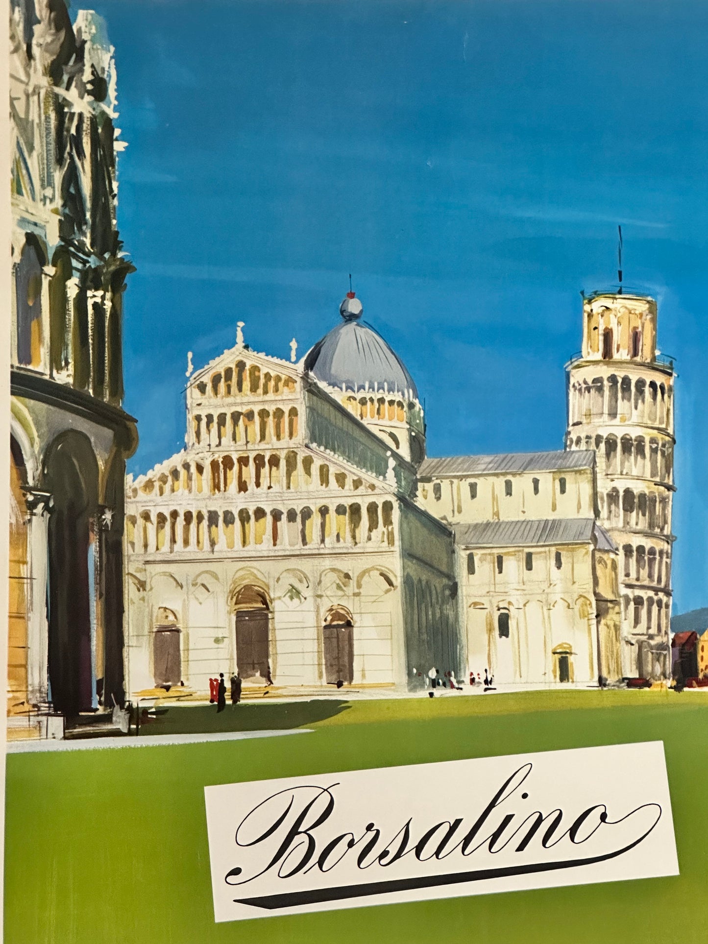 Manifesto pubblicitario originale - Borsalino Pisa