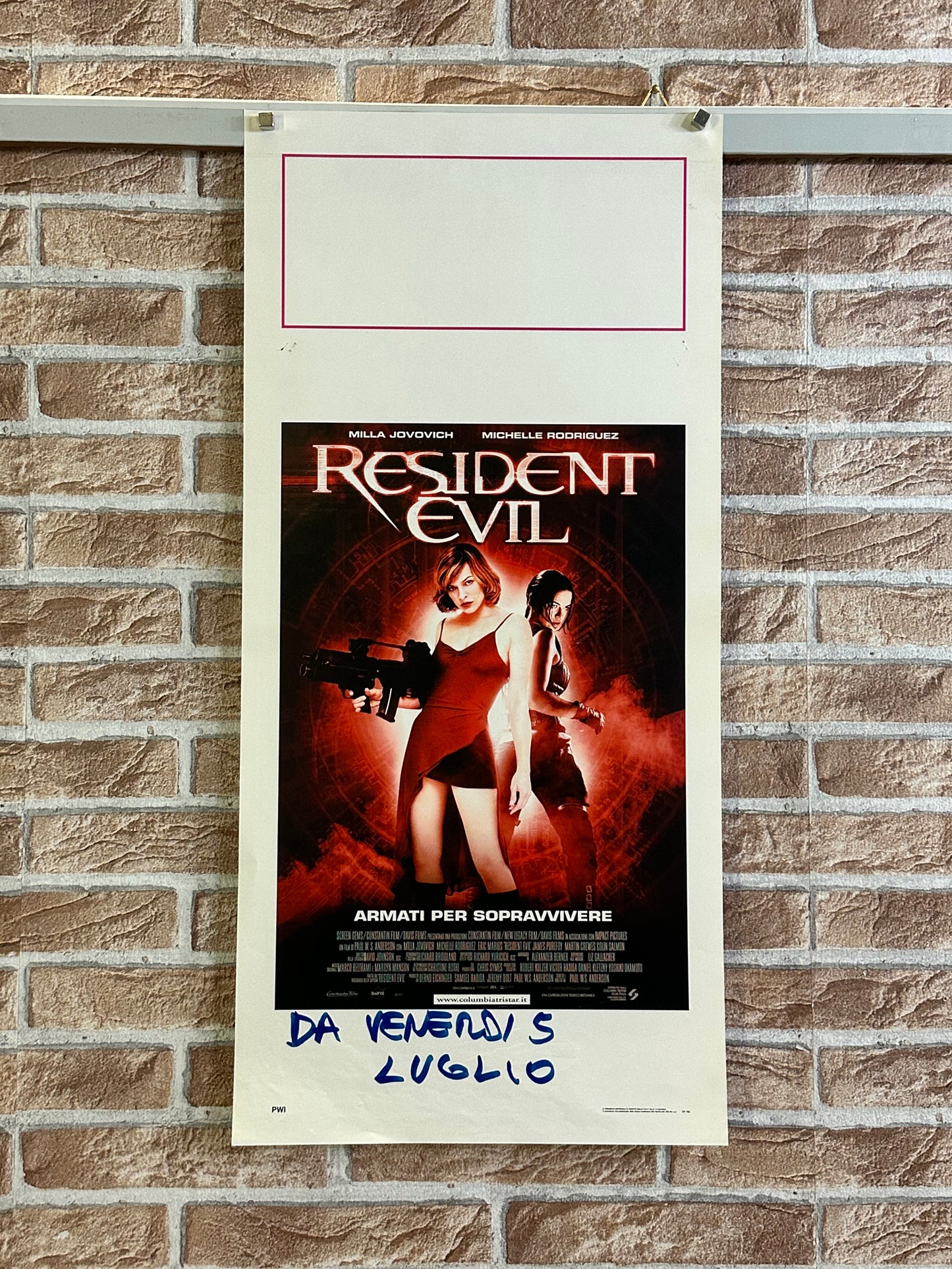 Locandina originale di cinema - Resident Evil