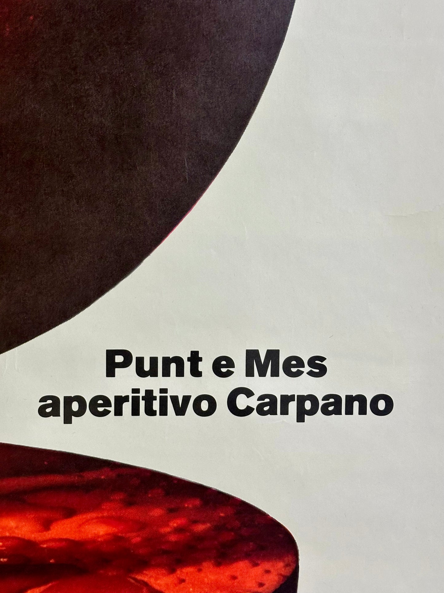 Manifesto pubblicitario originale - Punt e Mes