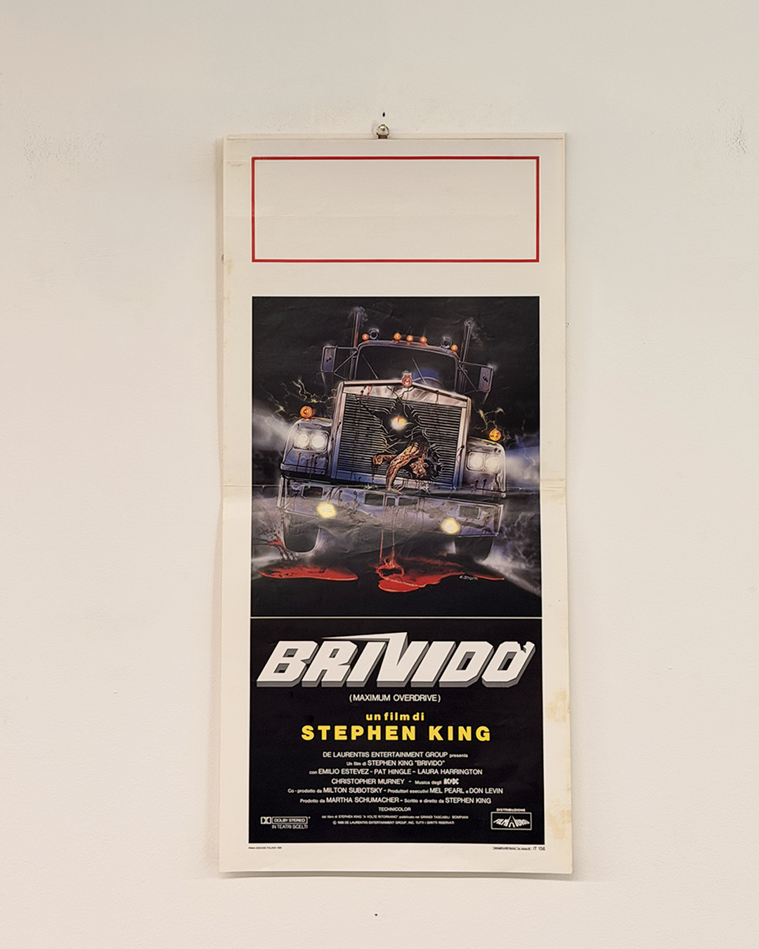Locandina di cinema - Brivido - Stephen King