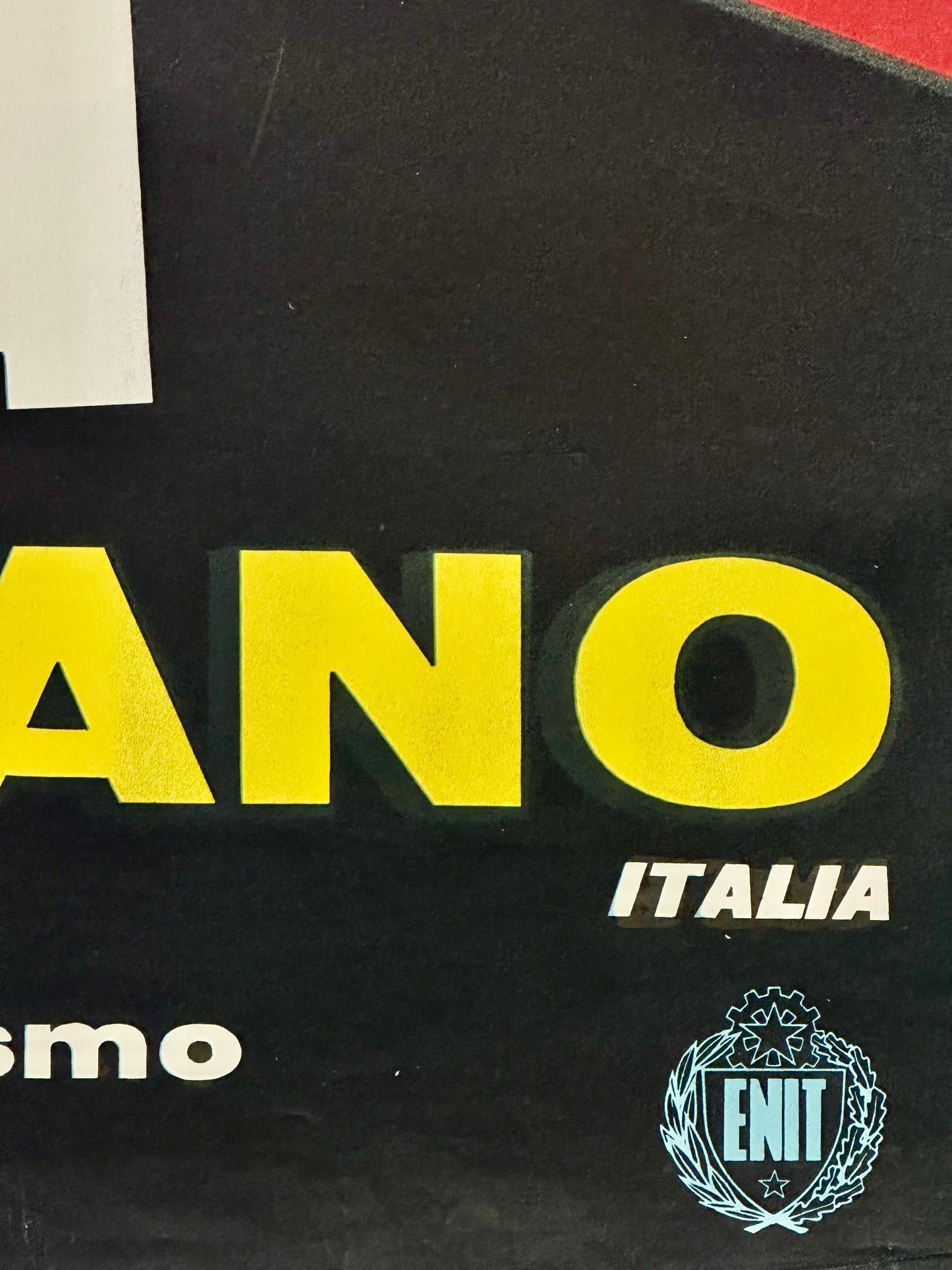 Manifesto pubblicitario originale - Milano ENIT