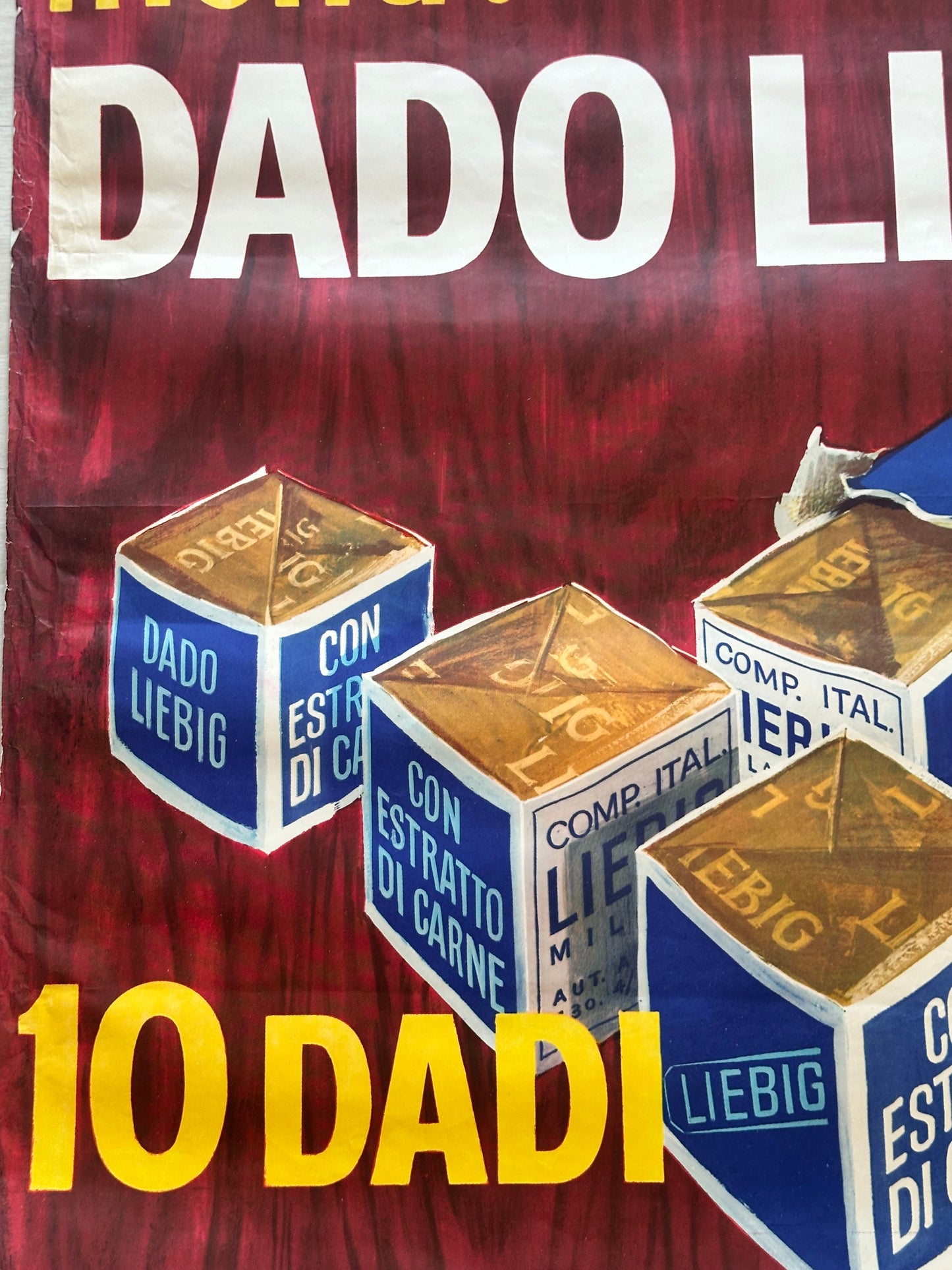 Manifesto pubblicitario originale - Dado Liebig