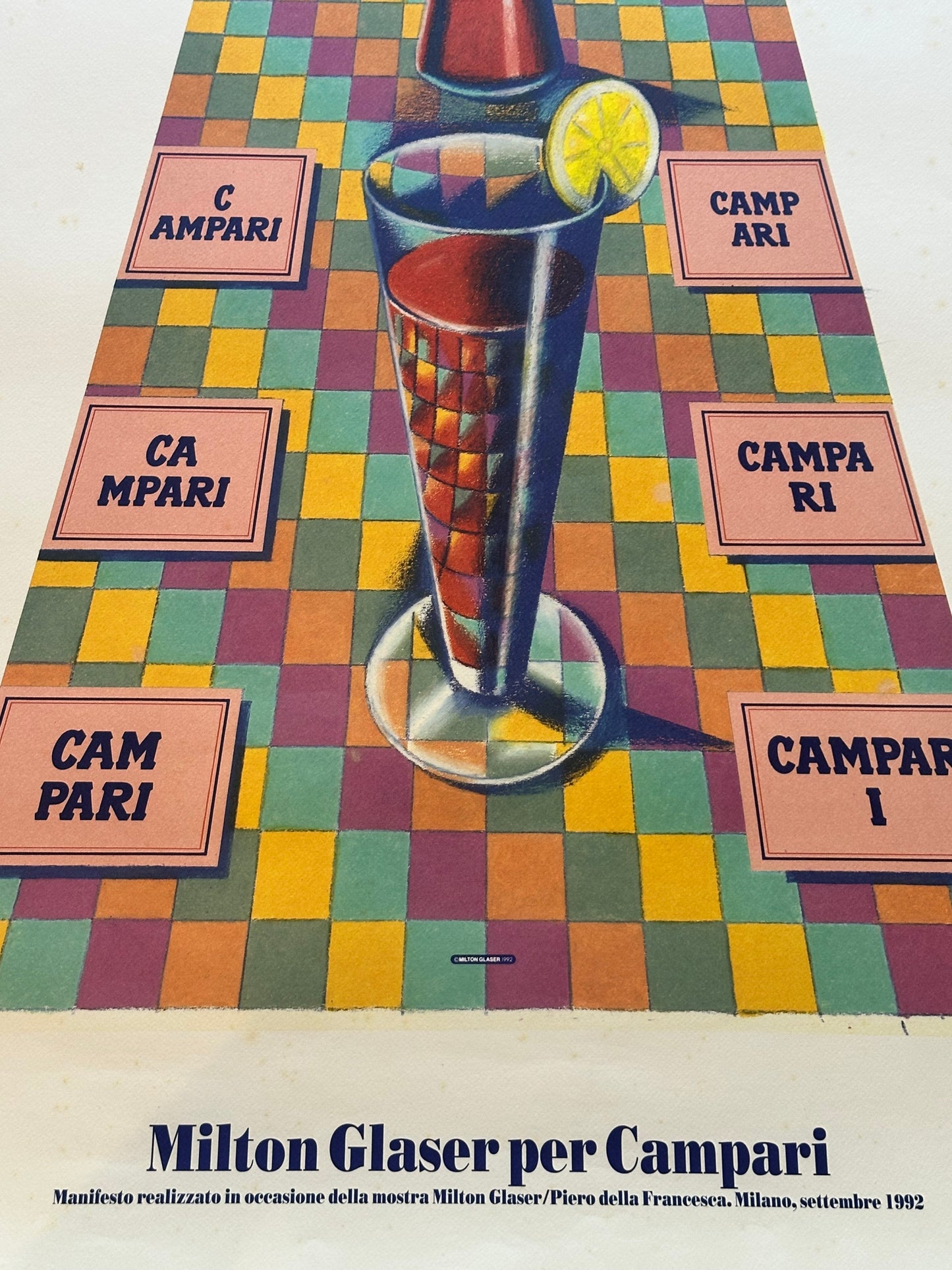Manifesto pubblicitario originale - Campari