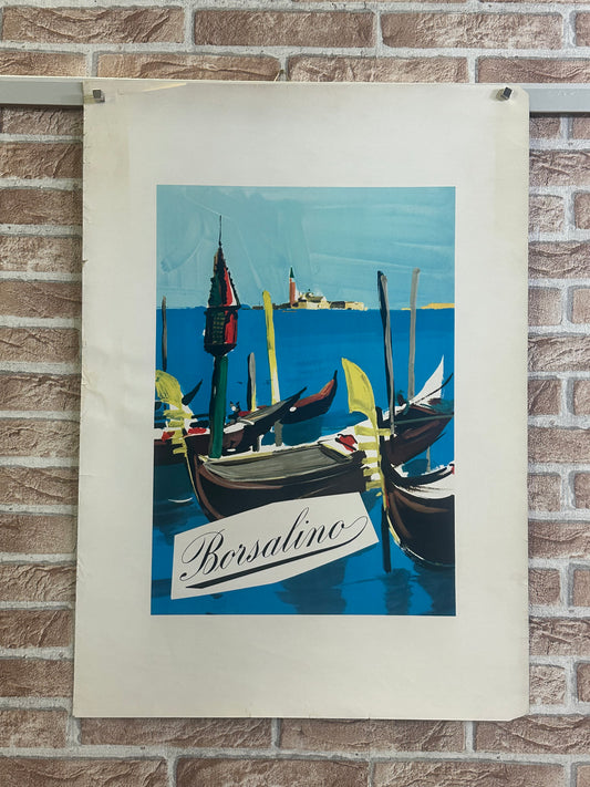 Manifesto pubblicitario originale - Borsalino Venezia