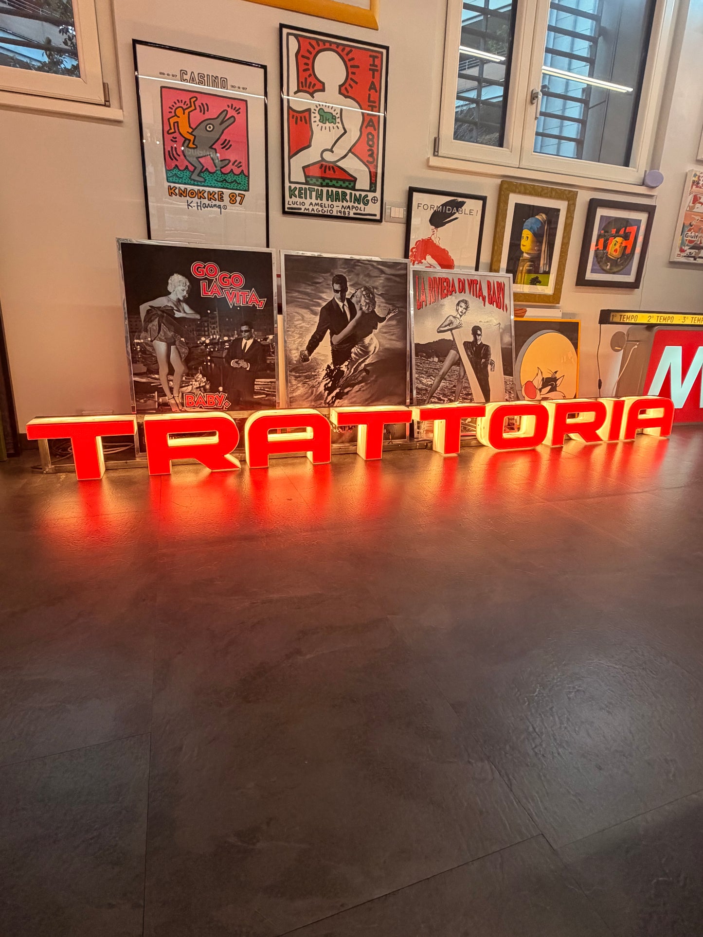 Insegna luminosa originale - Trattoria