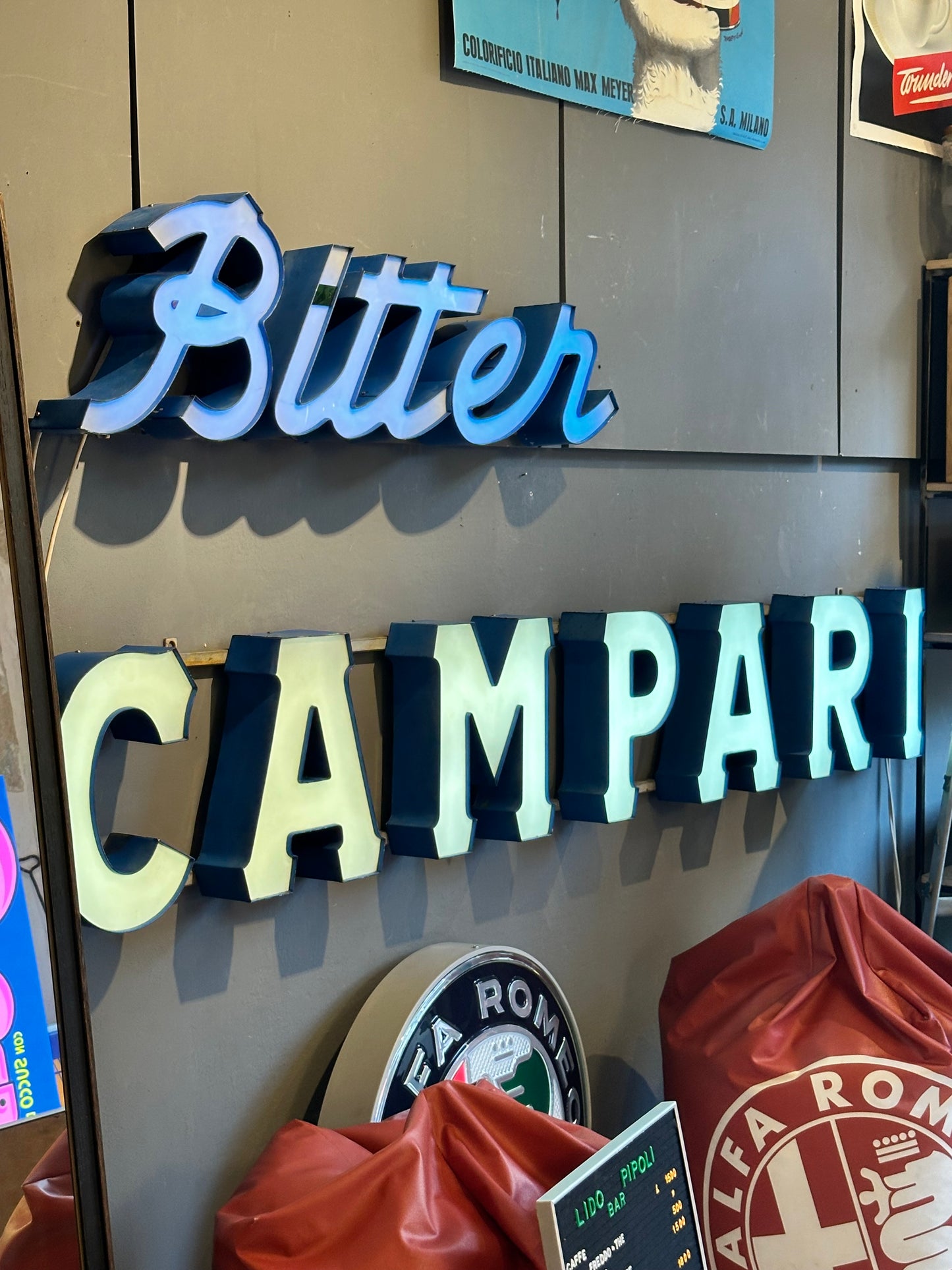 Insegna luminosa originale - Bitter Campari