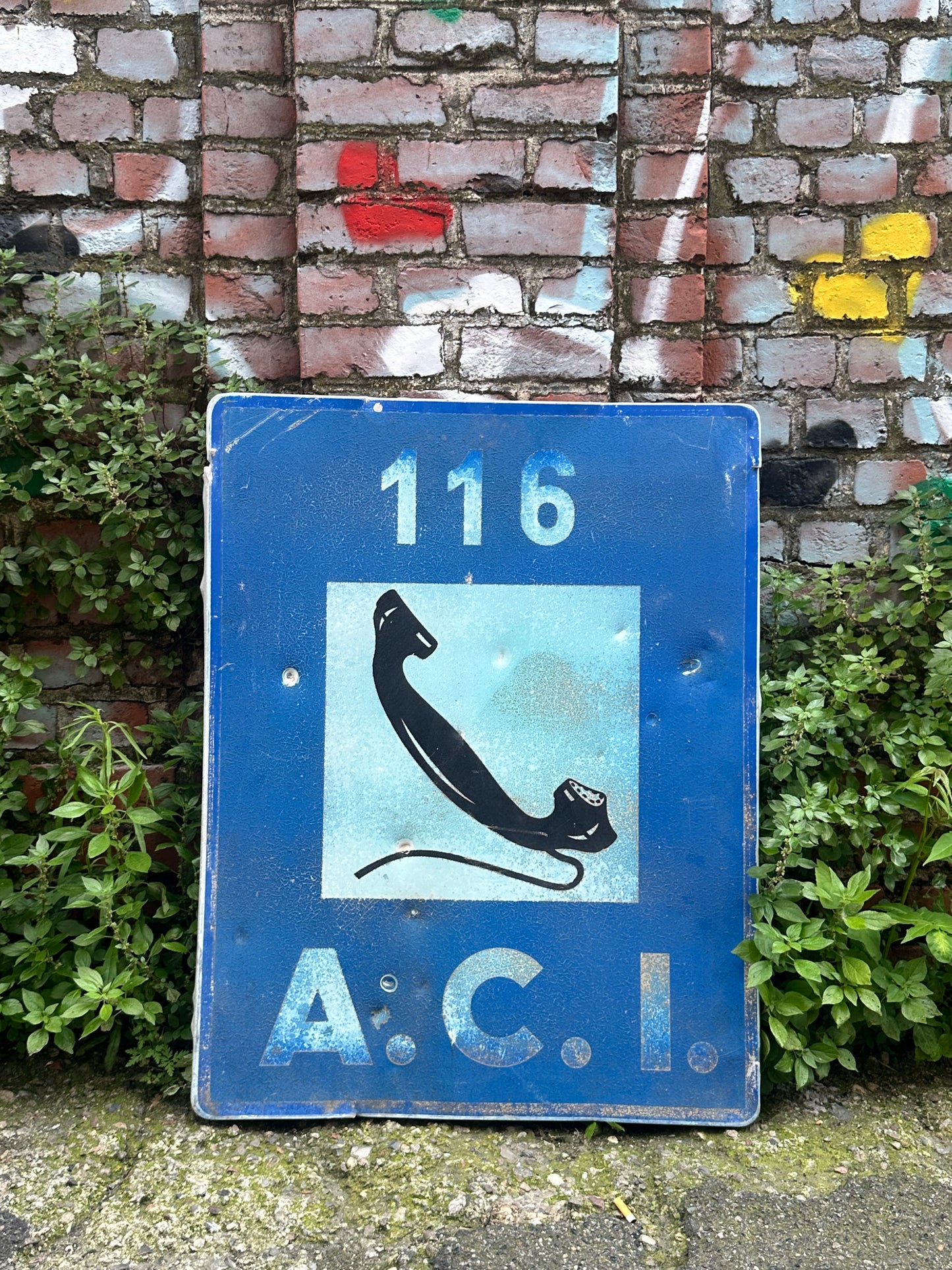 Insegna litografata - Telefono