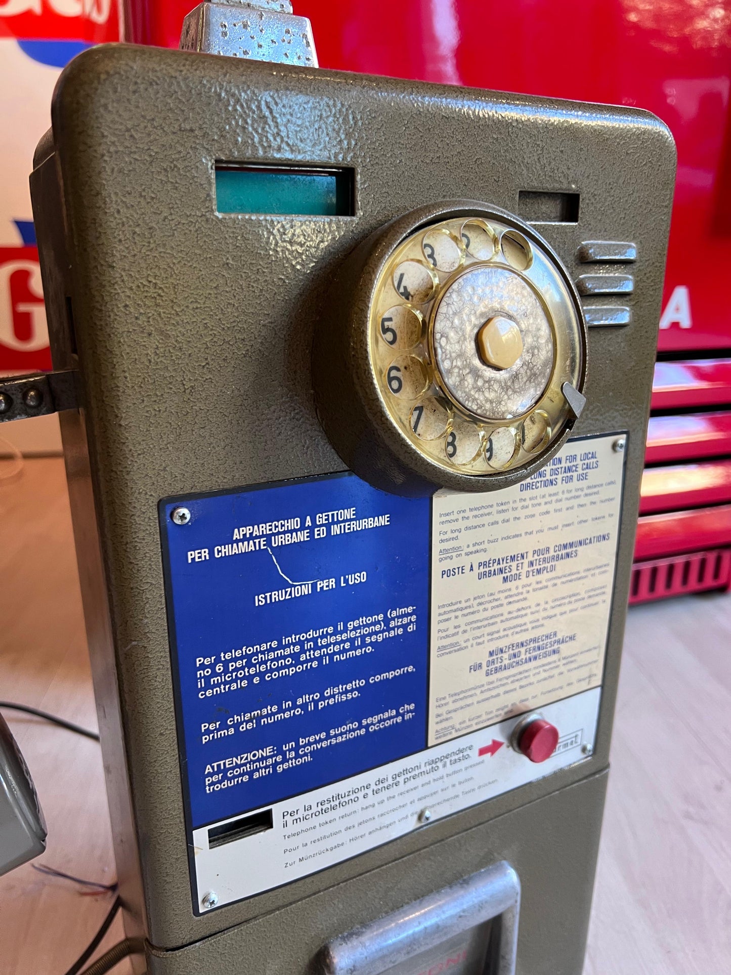 Telefono a gettoni originale