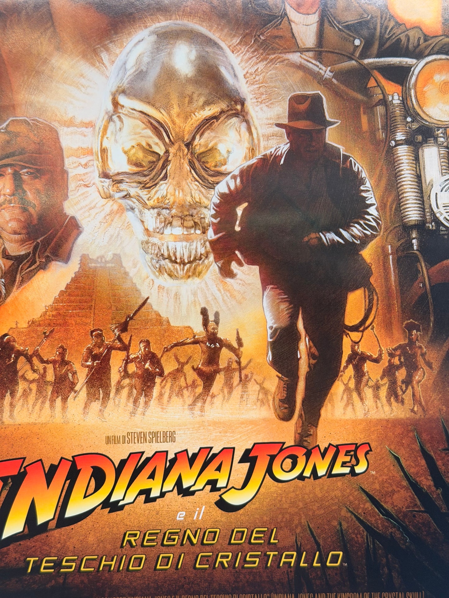 Locandina di cinema - Indiana Jones e il regno del teschio di cristallo