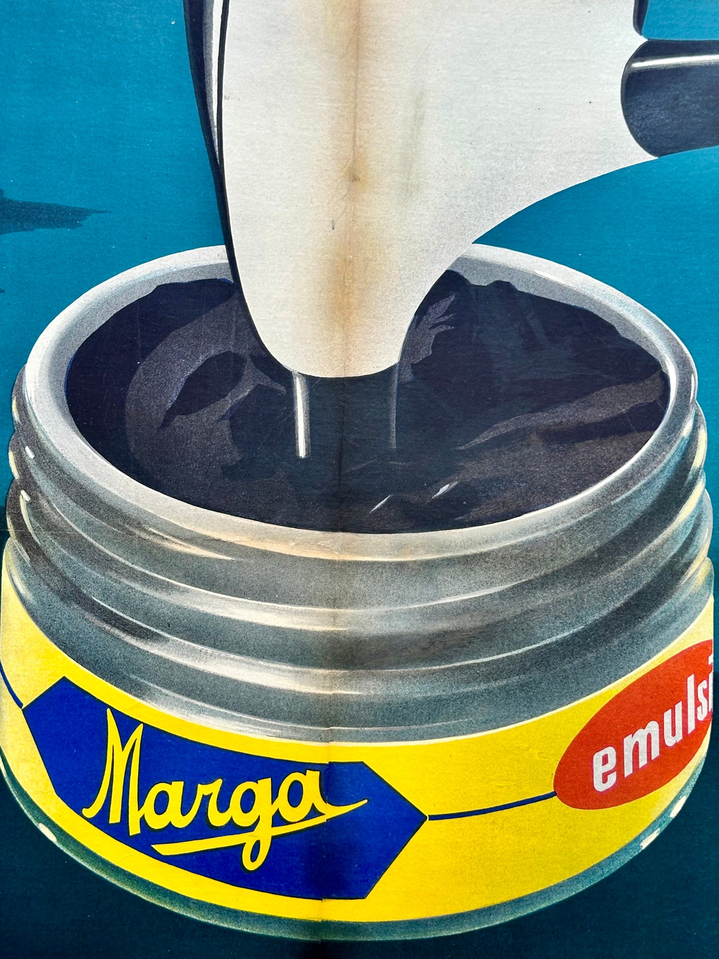 Manifesto pubblicitario originale - Emulsio crema per calzature