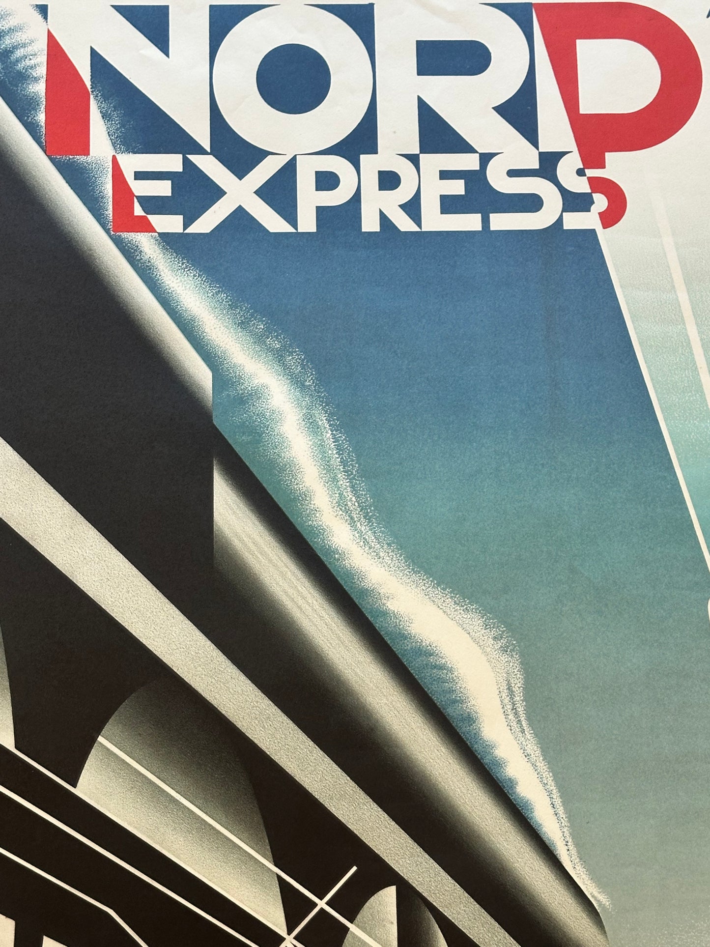 Manifesto pubblicitario originale - Nord Express
