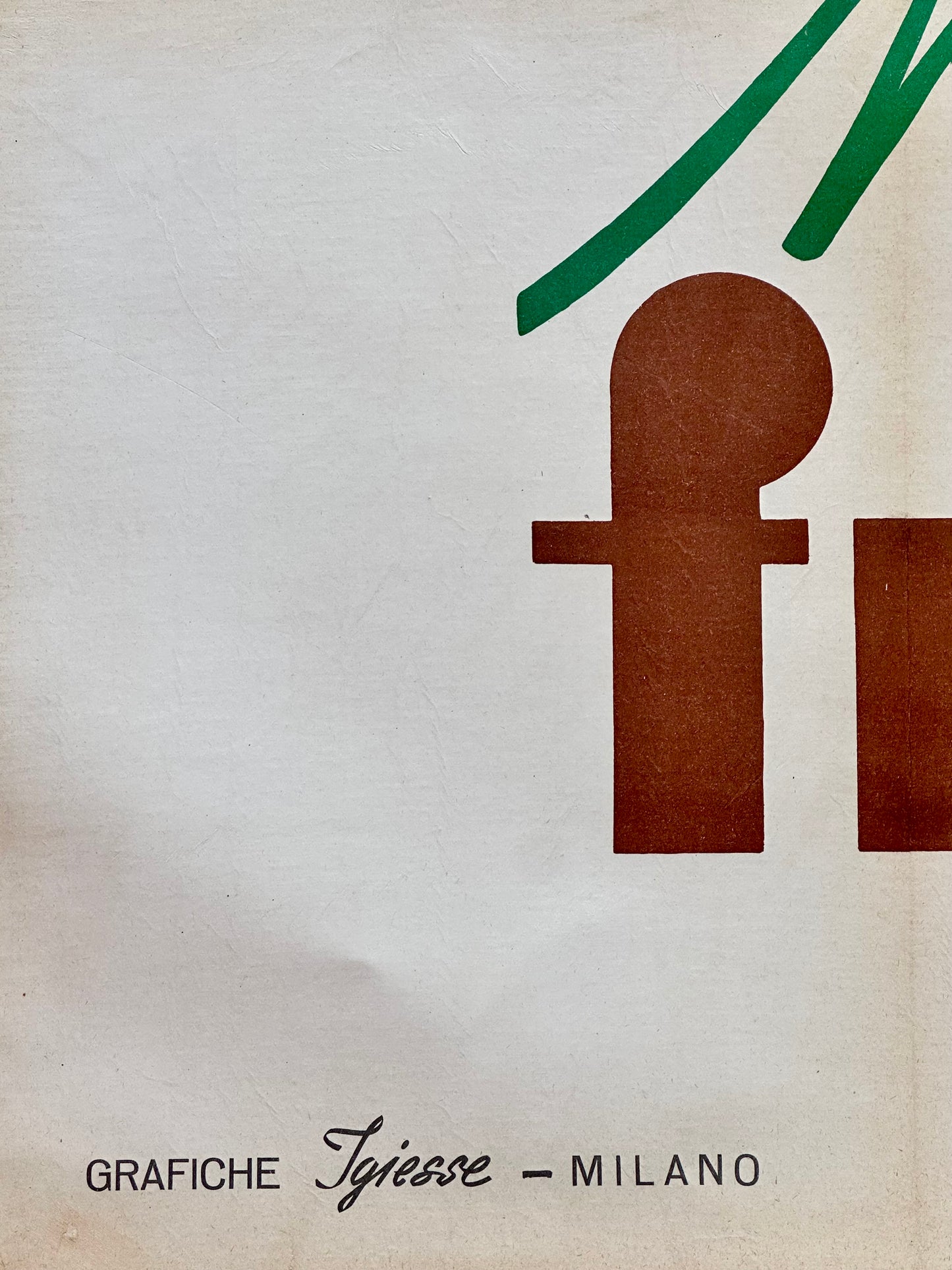 Manifesto pubblicitario originale - Marrons Glacés frontini Milano