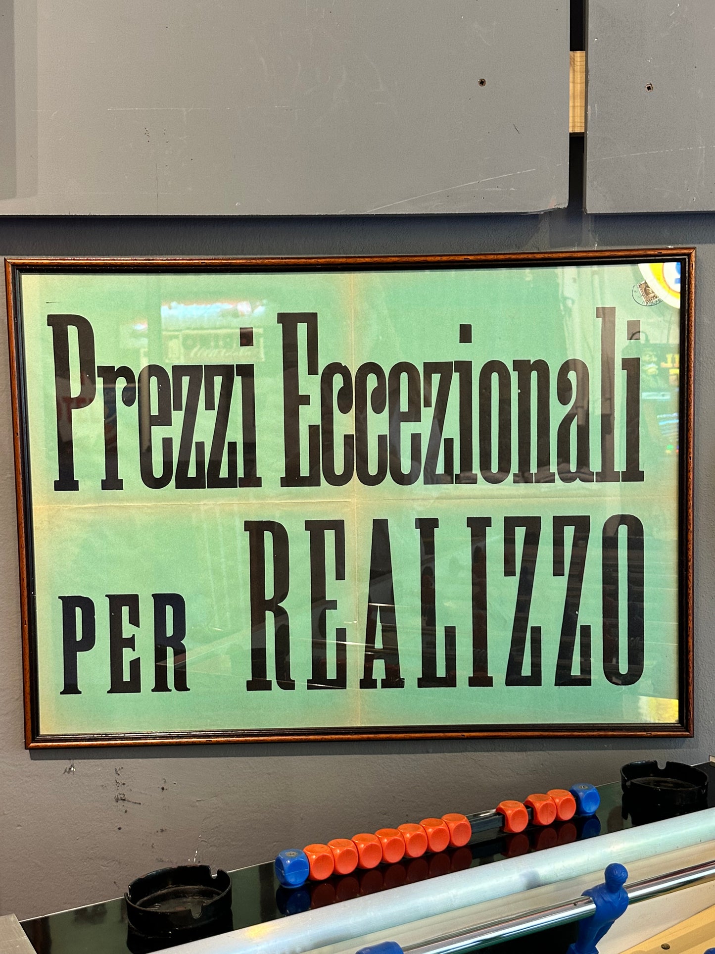 Manifesto pubblicitario originale - Prezzi Eccezionali per realizzo